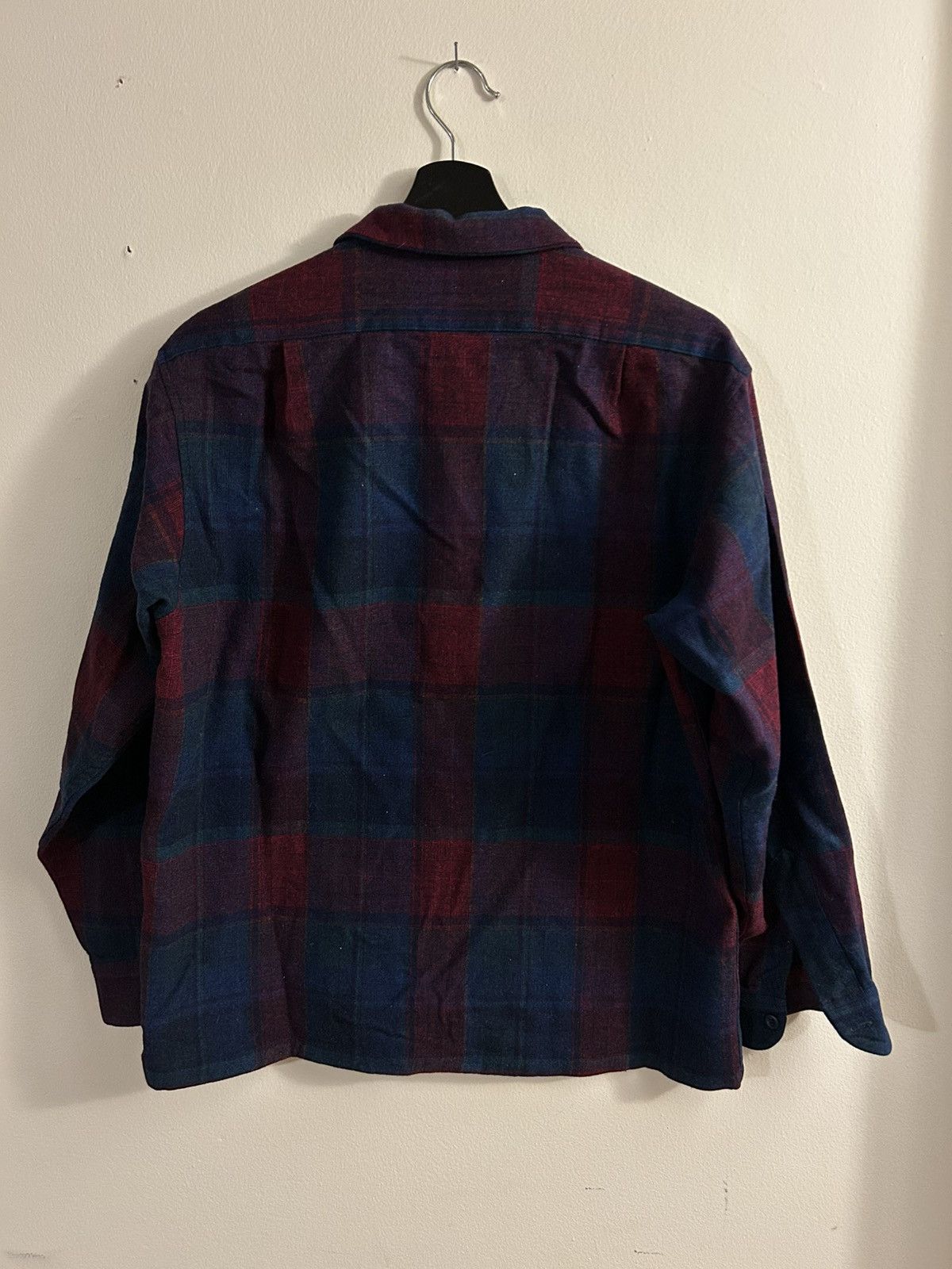 Pendleton Vintage 60s / 70s USA Pendleton Shadow Plaid Loop Collar L Size US L / EU 52-54 / 3 - 7 Thumbnail