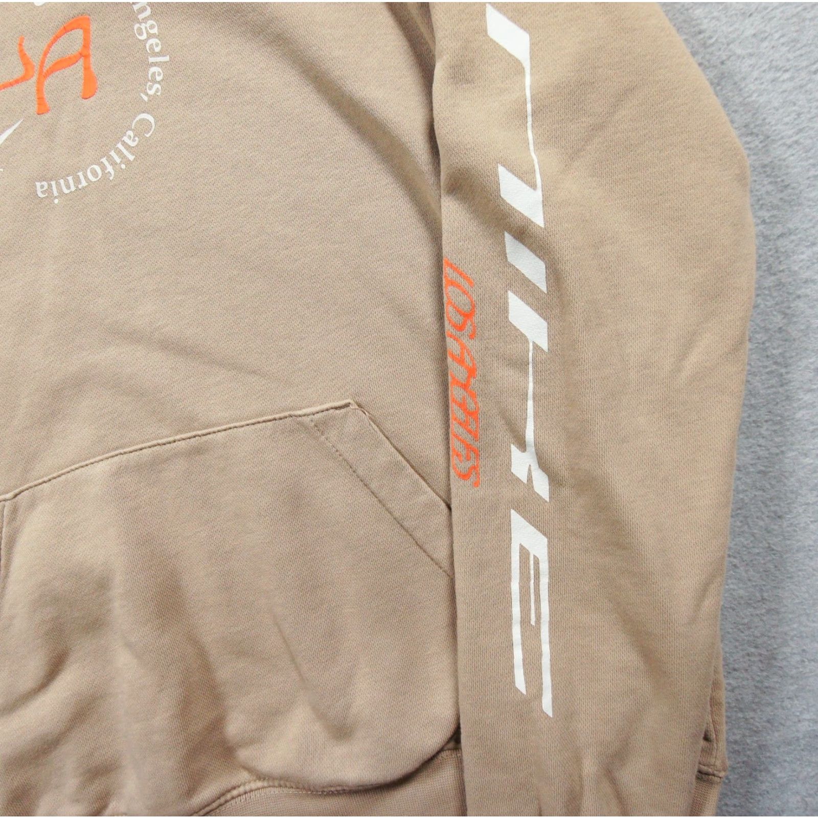 Nike Nike Sweatshirt Mens Small Tan Hoodie Pullover LA Los Angeles Sweater Swoosh Size US S / EU 44-46 / 1 - 3 Thumbnail