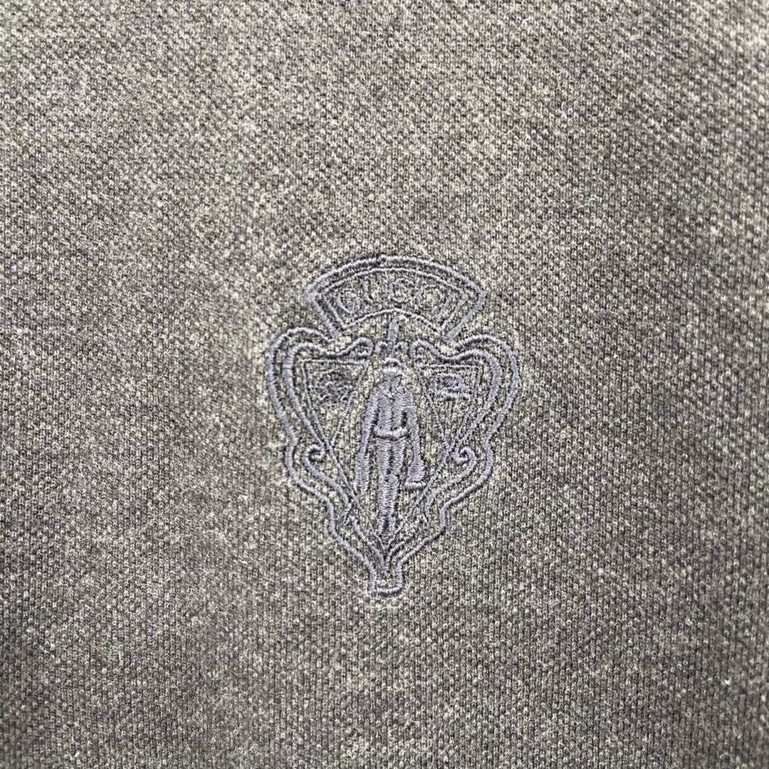 Gucci Gucci gray chest shield letter embroidery short-sleeved POL Size US XXL / EU 58 / 5 - 3 Thumbnail