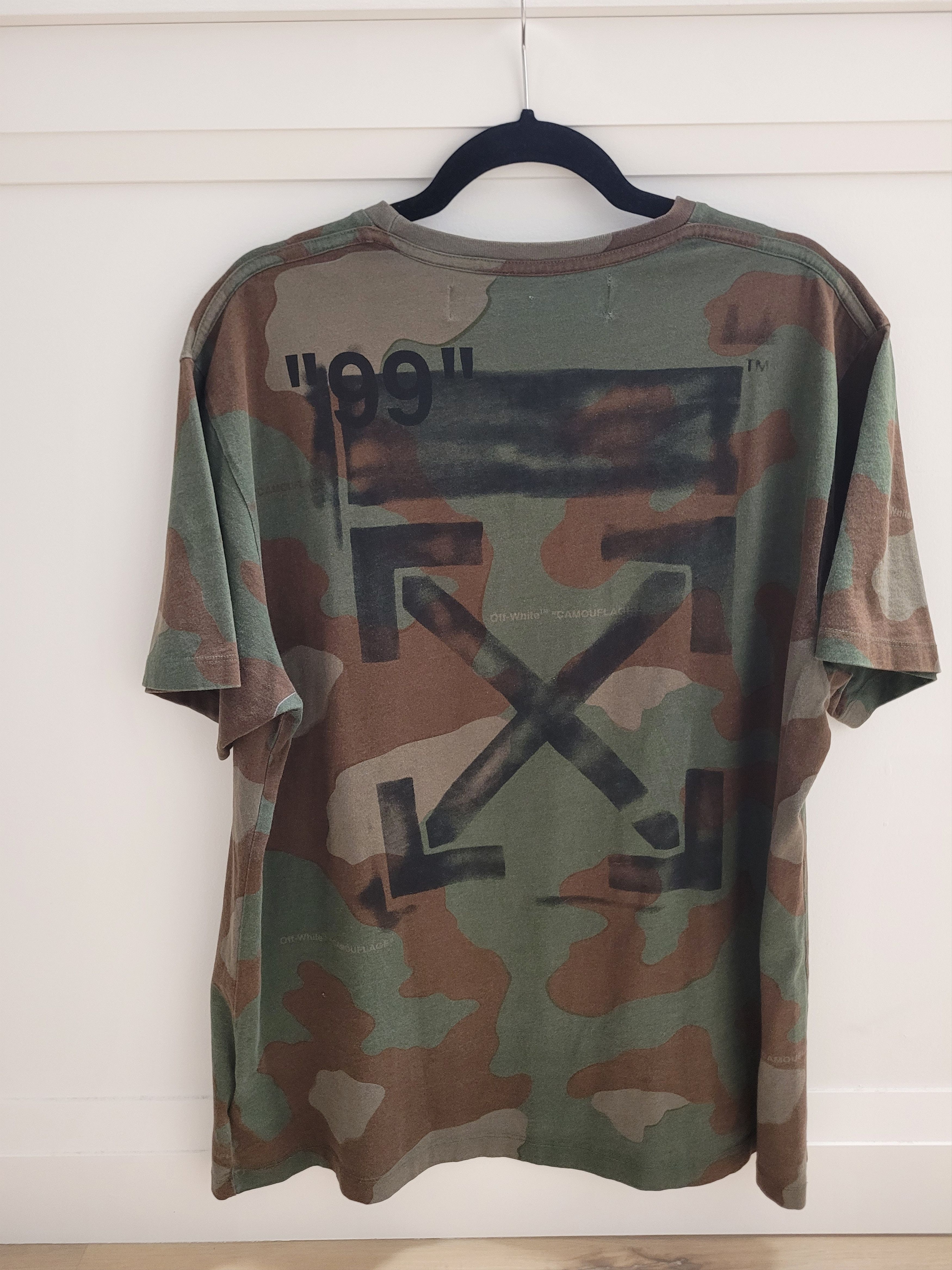 Off-White Off-White Camo Impressionism Arrows T-Shirt Size US XS / EU 42 / 0 - 6 Thumbnail