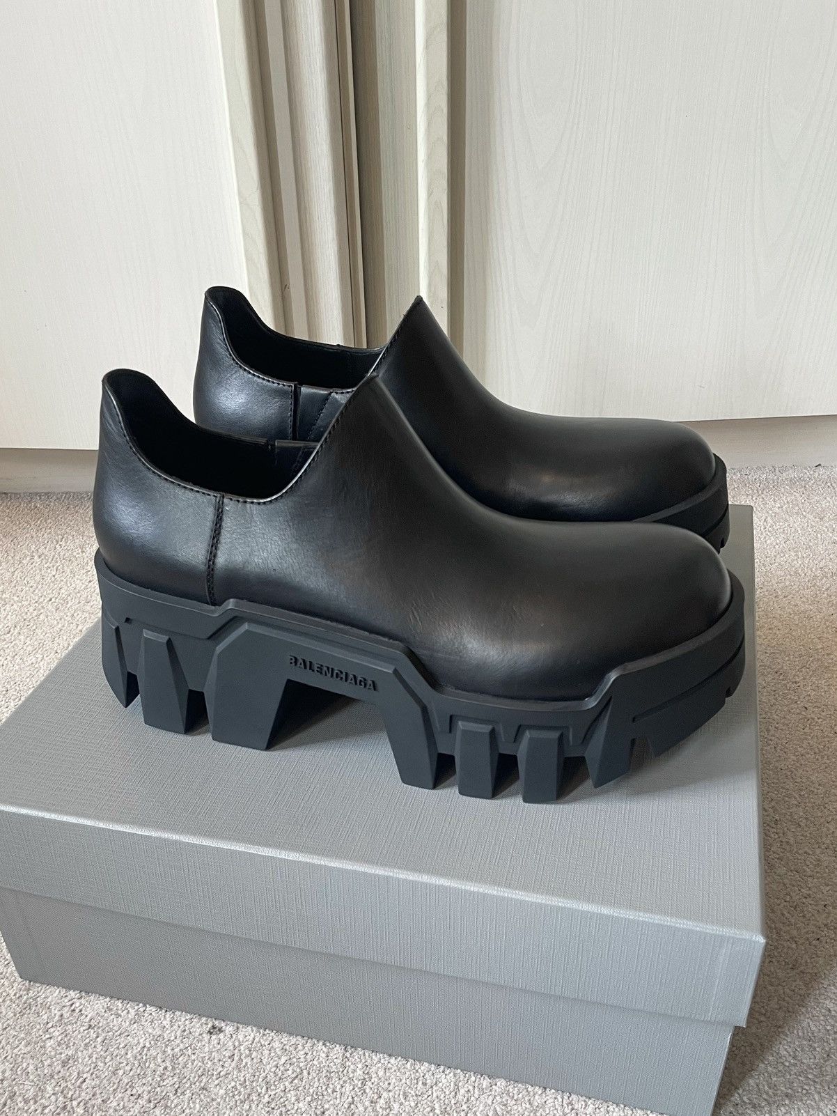 Balenciaga Balenciaga Bulldozer Slip On Boot (43) | Grailed