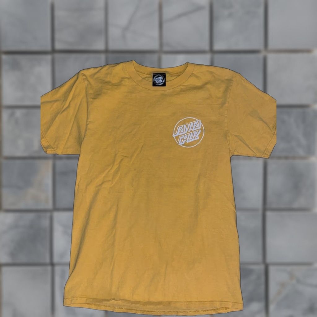 Vintage Santa Cruz T-Shirt Yellow Small Men Slim S? Size US S / EU 44-46 / 1 - 1 Thumbnail
