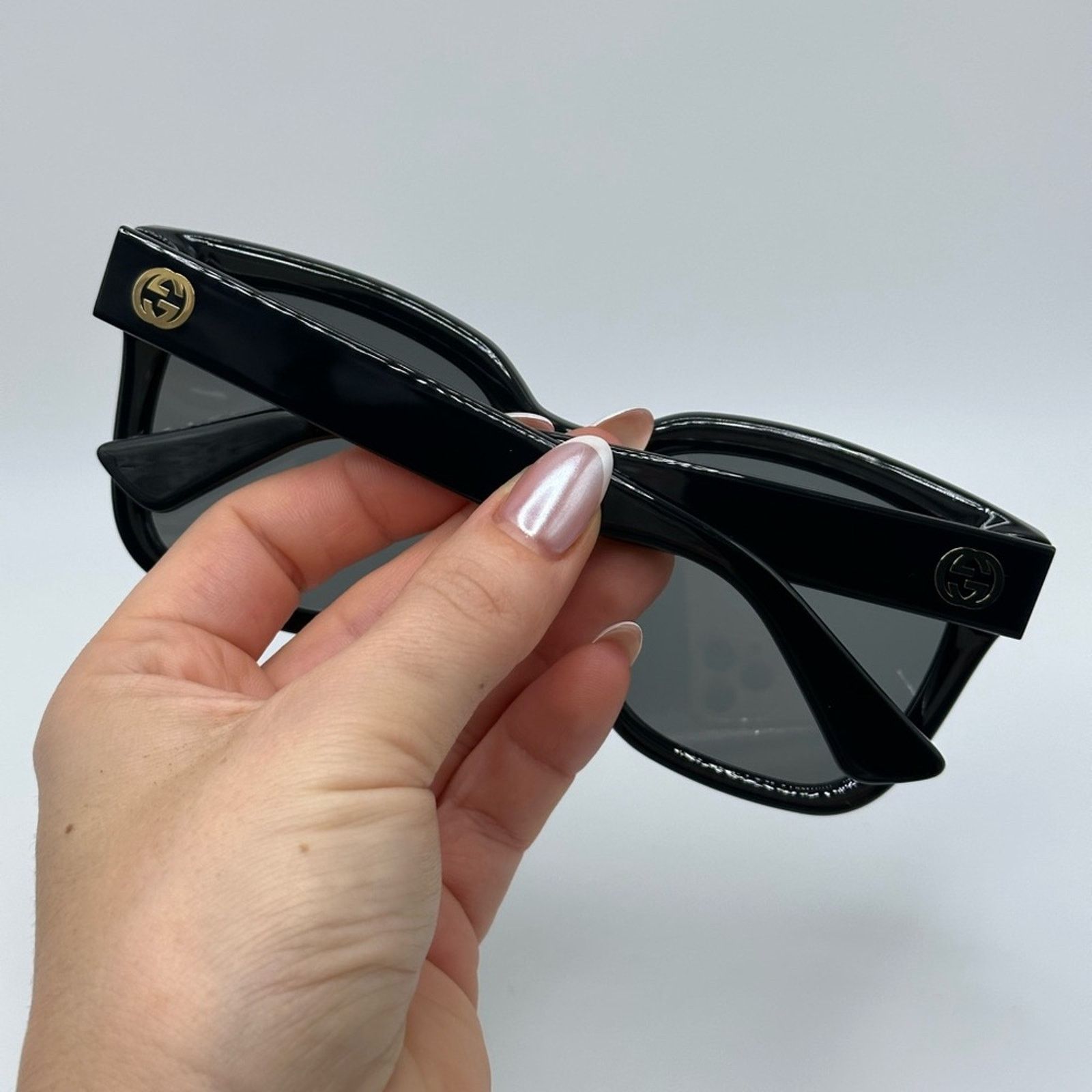 Gucci BRAND NEW GUCCI GG1338S 001 Black Smoke Women Sunglasses Size ONE SIZE - 9 Thumbnail