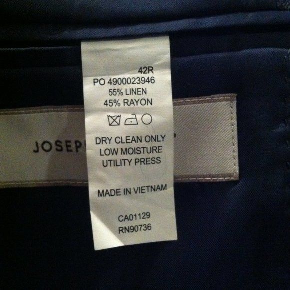 Joseph Abboud JOSEPH ABBOUD MEN'S 55%LINEN 45%RAYON 2PC COAT+VEST SIZE:42R Size 42R - 11 Thumbnail
