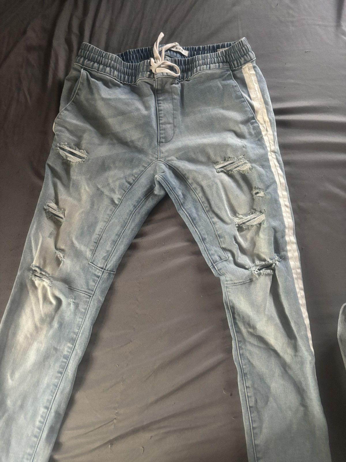 Pacsun PacSun distressed Jean joggers Size US 29 - 1 Thumbnail