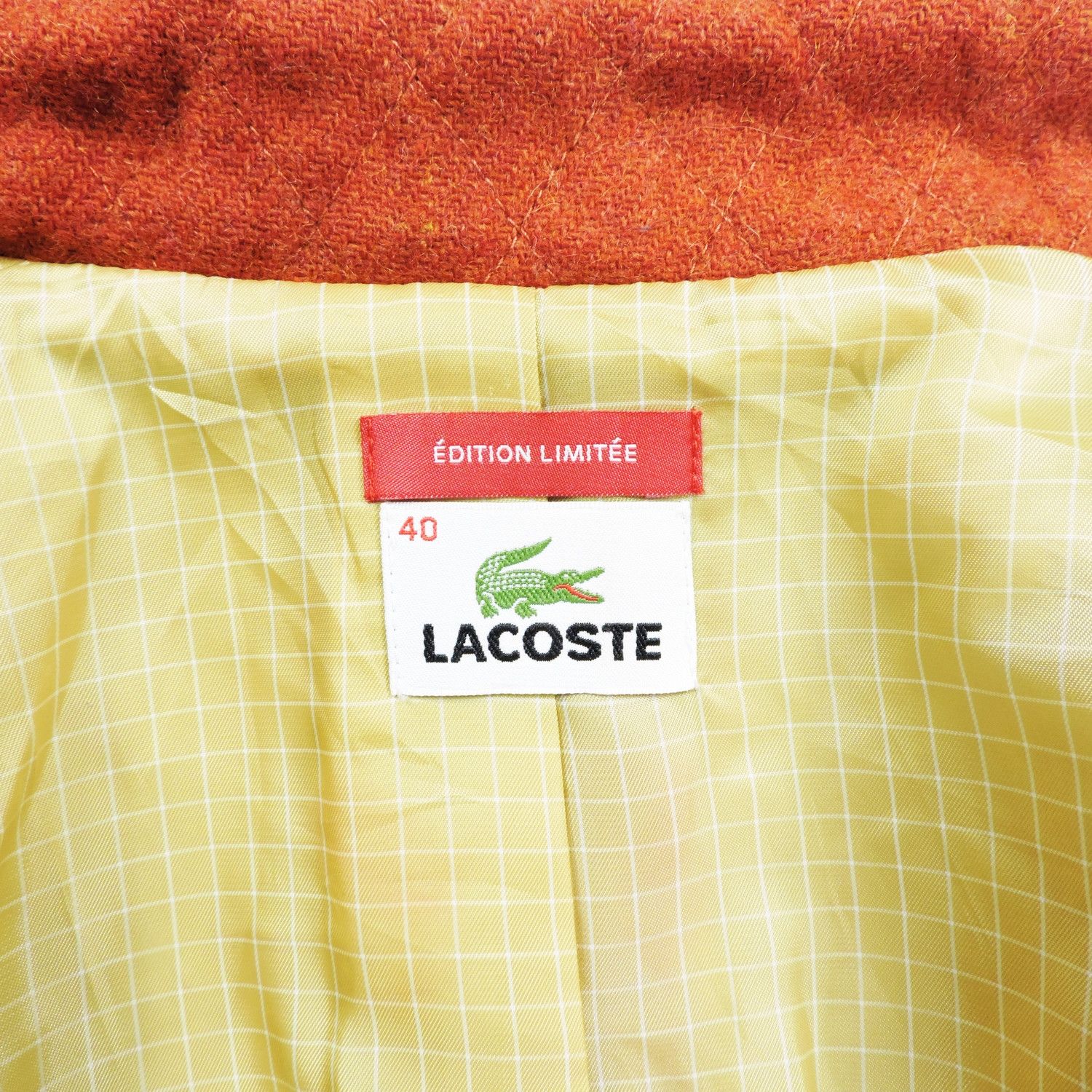 Lacoste LACOSTE ÈDITION LIMITÈE QUILTED COATS BLAZER JACKET Size S / US 4 / IT 40 - 4 Thumbnail