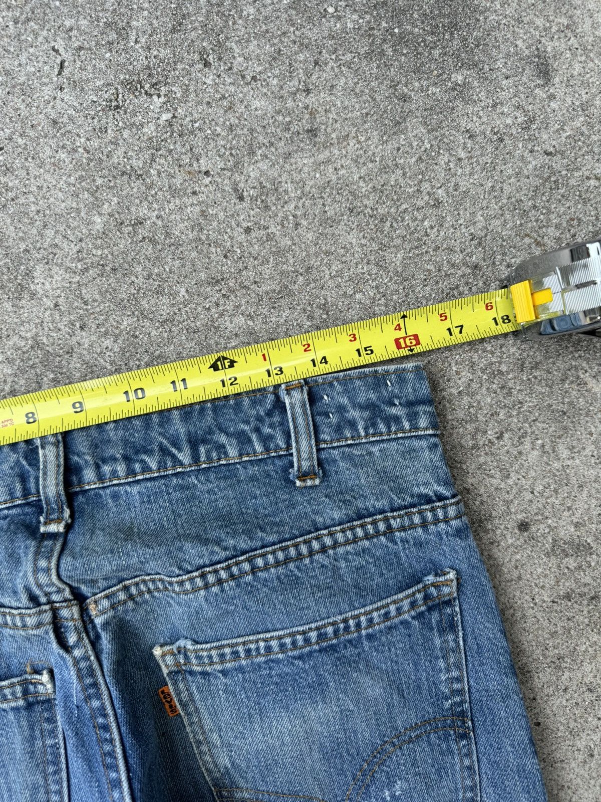 Levi's × Vintage Vtg 70s Levi’s 646 Orange Tab Bellbottom Flare Jeans 32x31 Size US 32 / EU 48 - 9 Thumbnail