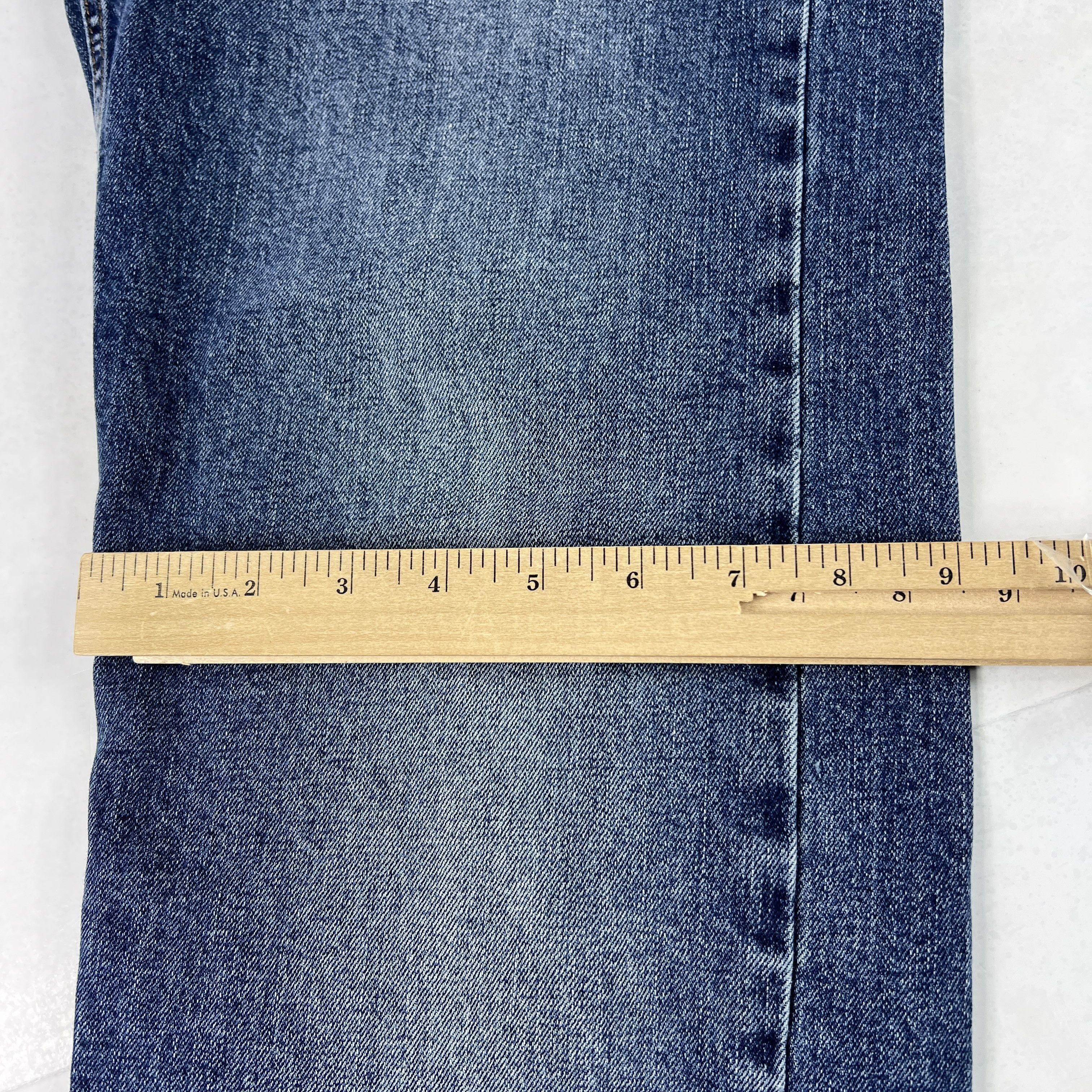Levi's Levi's Jeans 505 Straight Leg Blue Faded Stretch Denim Size US 32 / EU 48 - 22 Thumbnail