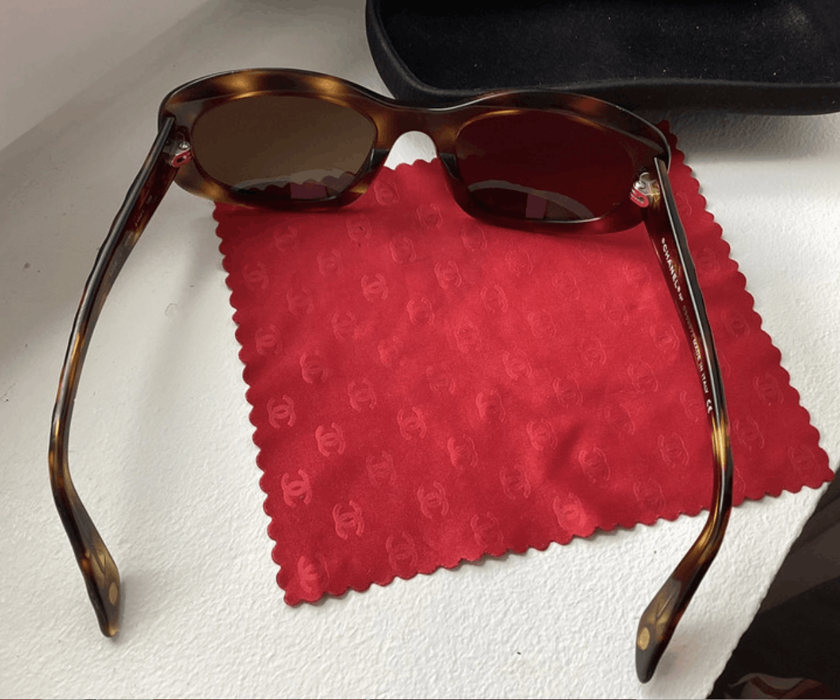 Chanel Chanel Sunglasses 5009 CC Rhinestone 4017 Rimless Vintage Size ONE SIZE - 6 Thumbnail