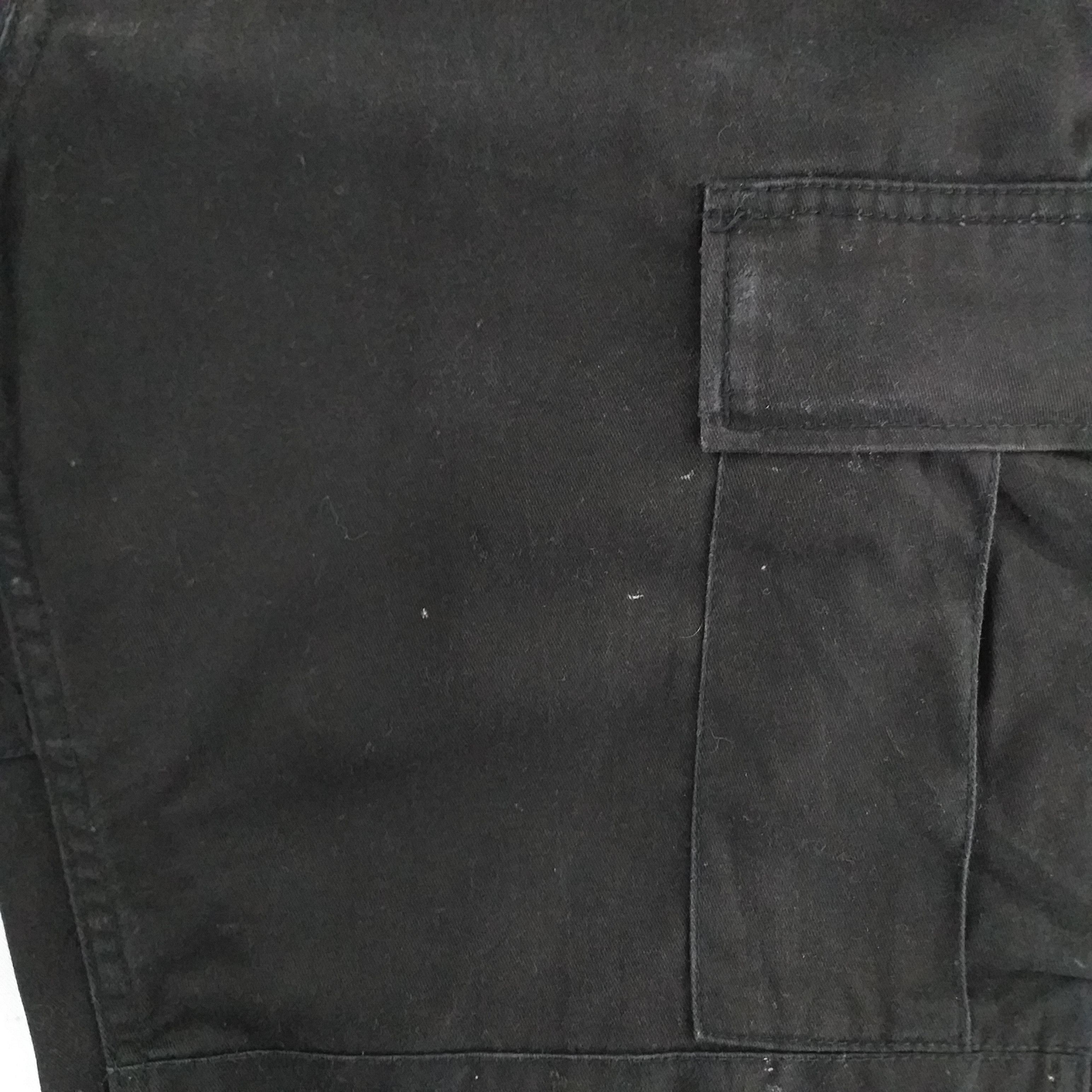 Japanese Brand Black Cargo Multi Pocket Pants -CP052 Size US 31 - 16 Thumbnail