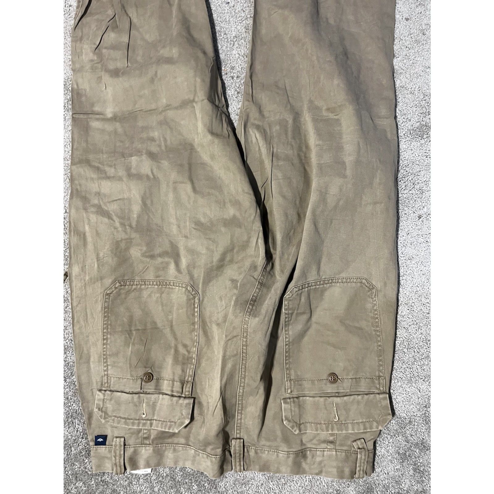 Dockers DOCKERS Chinos Pants Flat Front 36x30 Brown Solid Rear Flat Pockets Men Kept Classic Fit 100% Cotton D3 Size US 36 / EU 52 - 4 Thumbnail