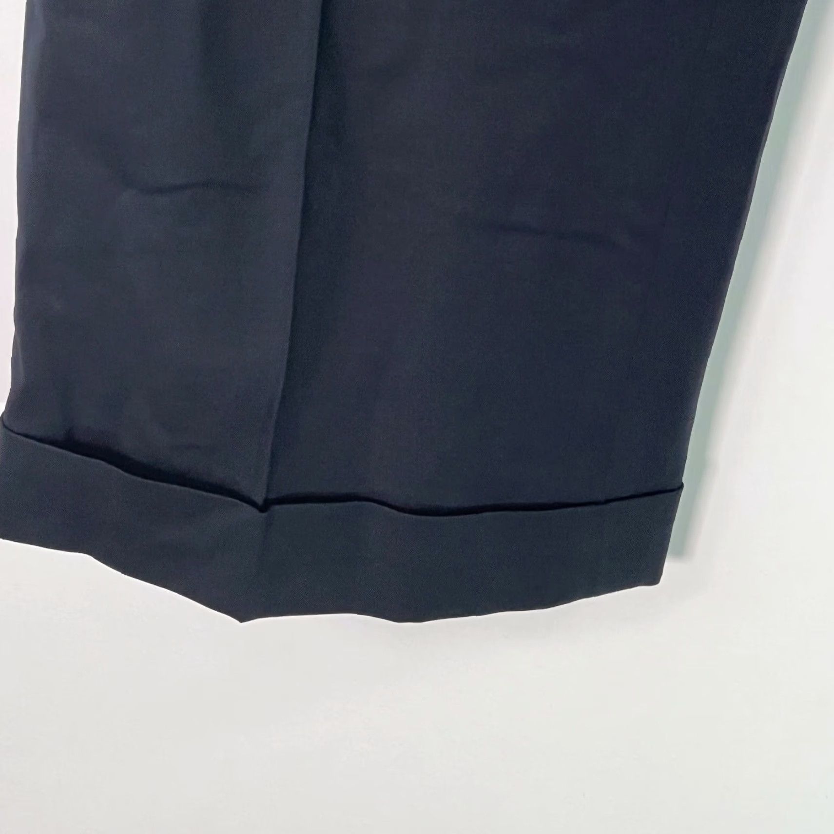 Alfani Alfani Dress Pants Mens 32X30 Navy Wool Front Pleated Straight Cuffed Blue Mens Size US 32 / EU 48 - 5 Thumbnail