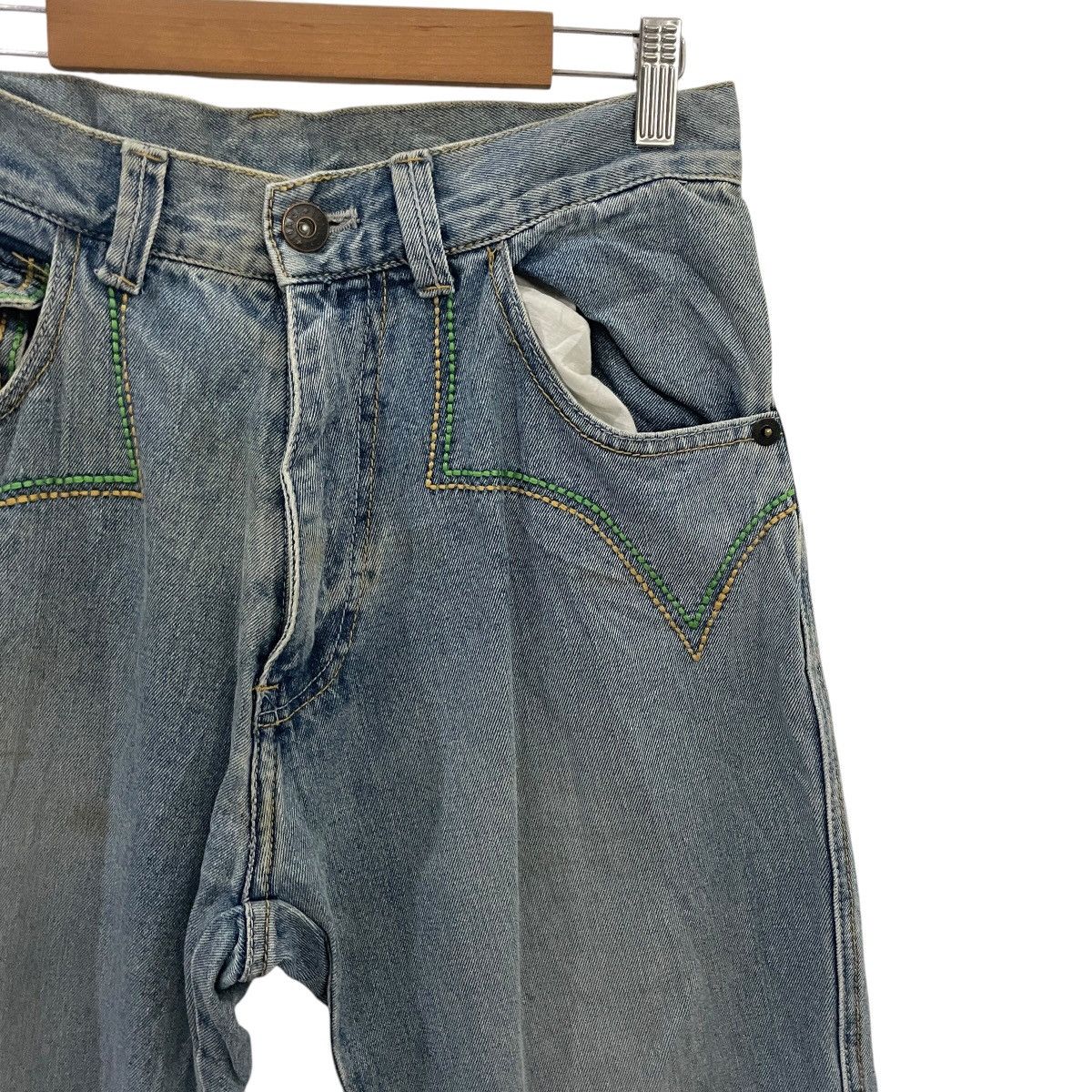 Japanese Brand Vintage London Jeans Distressed denim Size US 30 / EU 46 - 4 Thumbnail