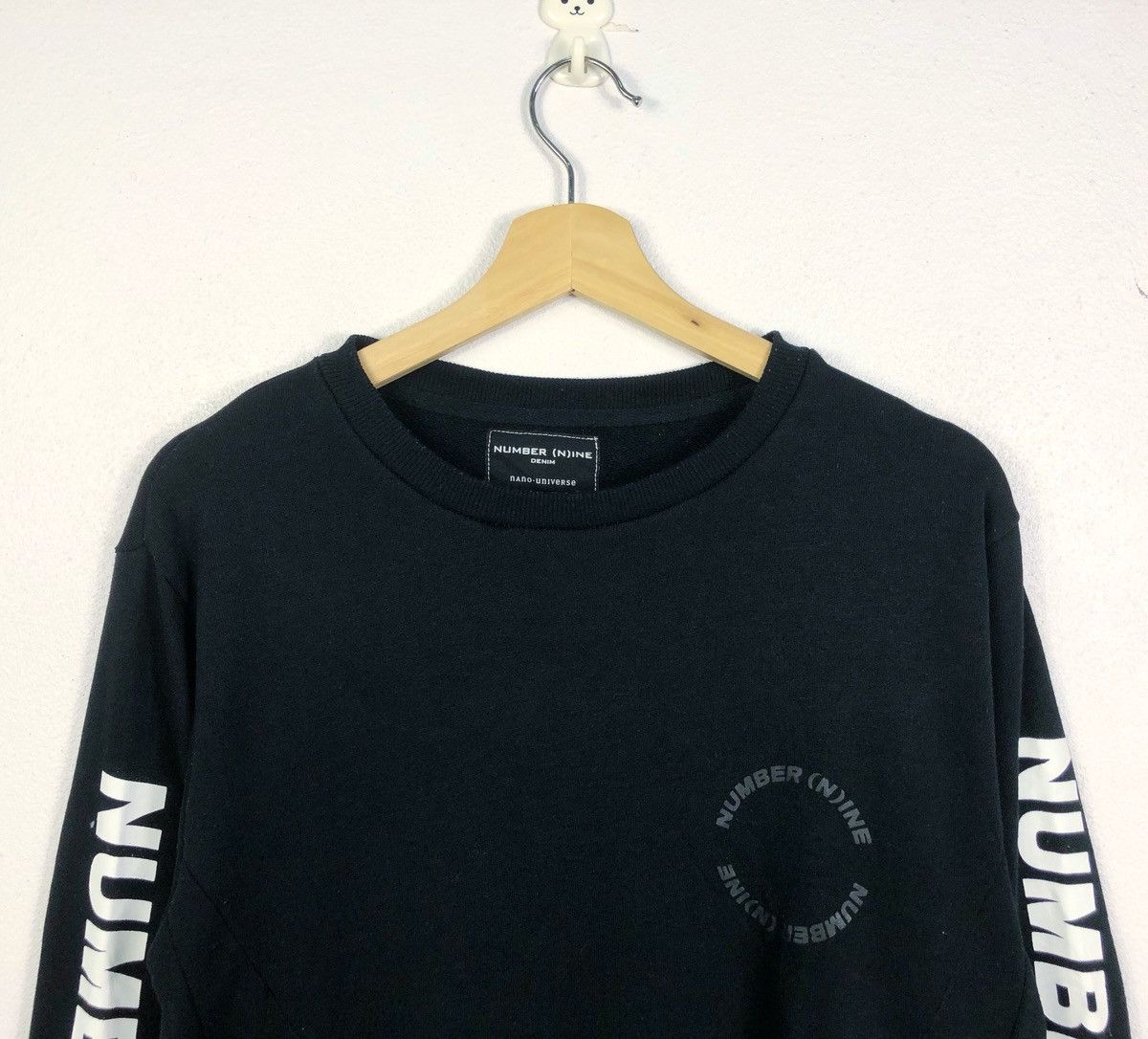 NANO universe × Number (N)ine Rare Number (N)ine Japan X Nano Universe Spellout Sweatshirt Size US L / EU 52-54 / 3 - 2 Thumbnail