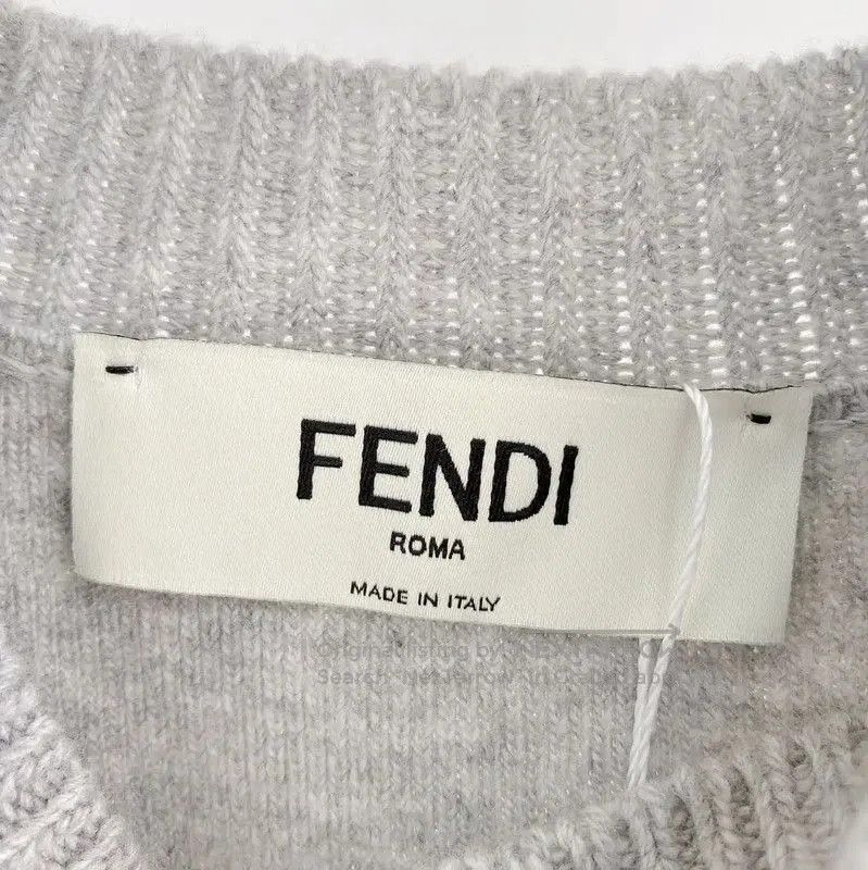 Fendi Fendi Gray Wool Blend Long Sleeve Sweater . Size M / US 6-8 / IT 42-44 - 5 Thumbnail