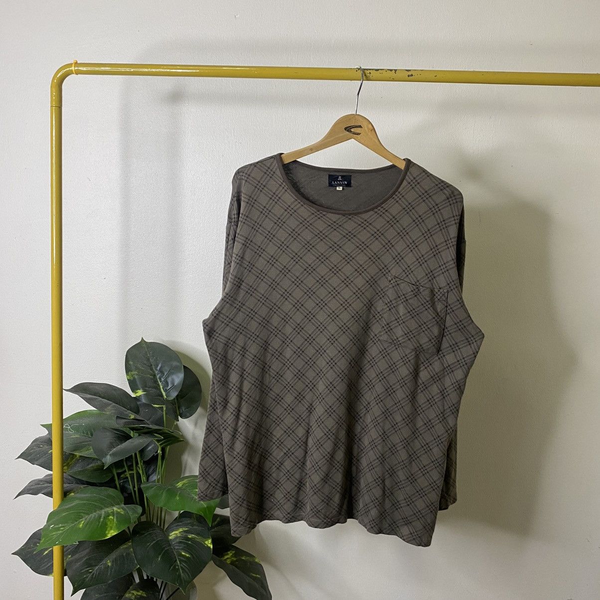 Lanvin Lanvin Plaid LS Women T Shirt Size XL / US 12-14 / IT 48-50 - 1 Thumbnail