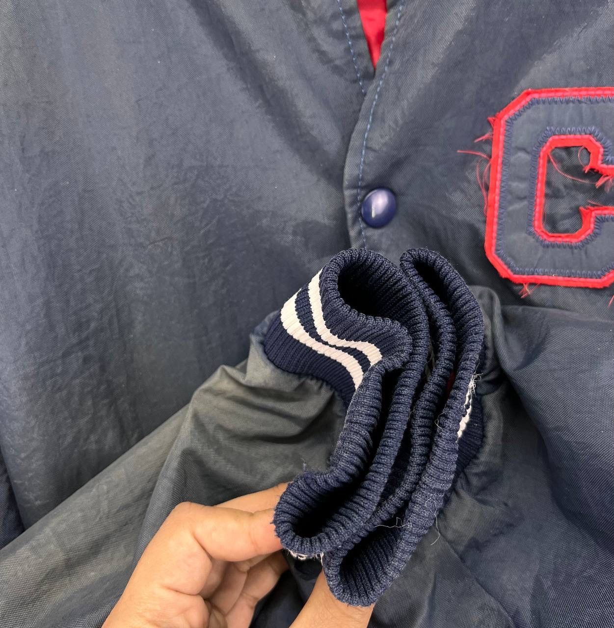 Champion Vintage Champion Rare Patchwork Trashed Varsity Jacket Size US L / EU 52-54 / 3 - 15 Thumbnail