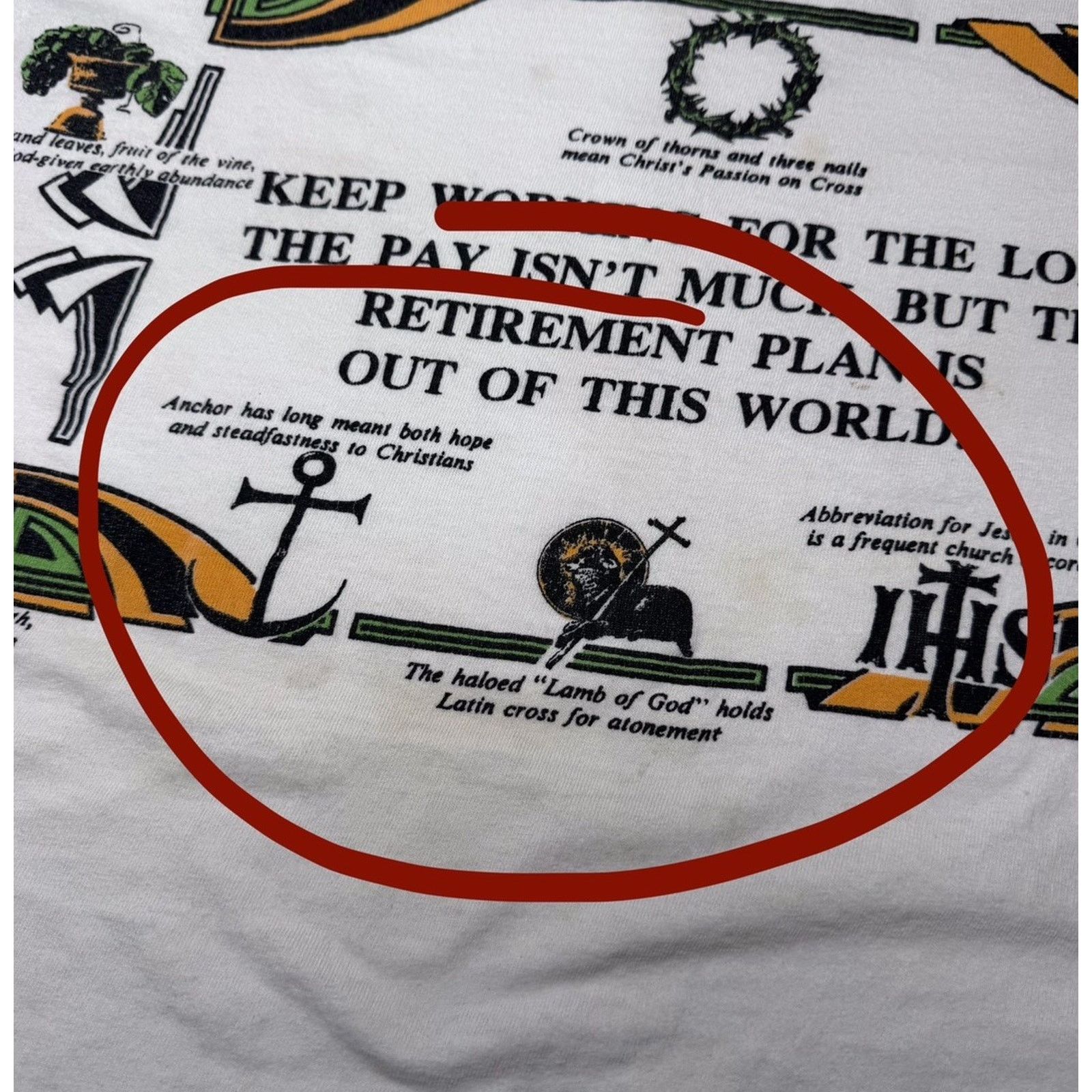 Other Vintage 90s Keep Working For The Lord Jesus shirt Men XL Size US XL / EU 56 / 4 - 12 Thumbnail