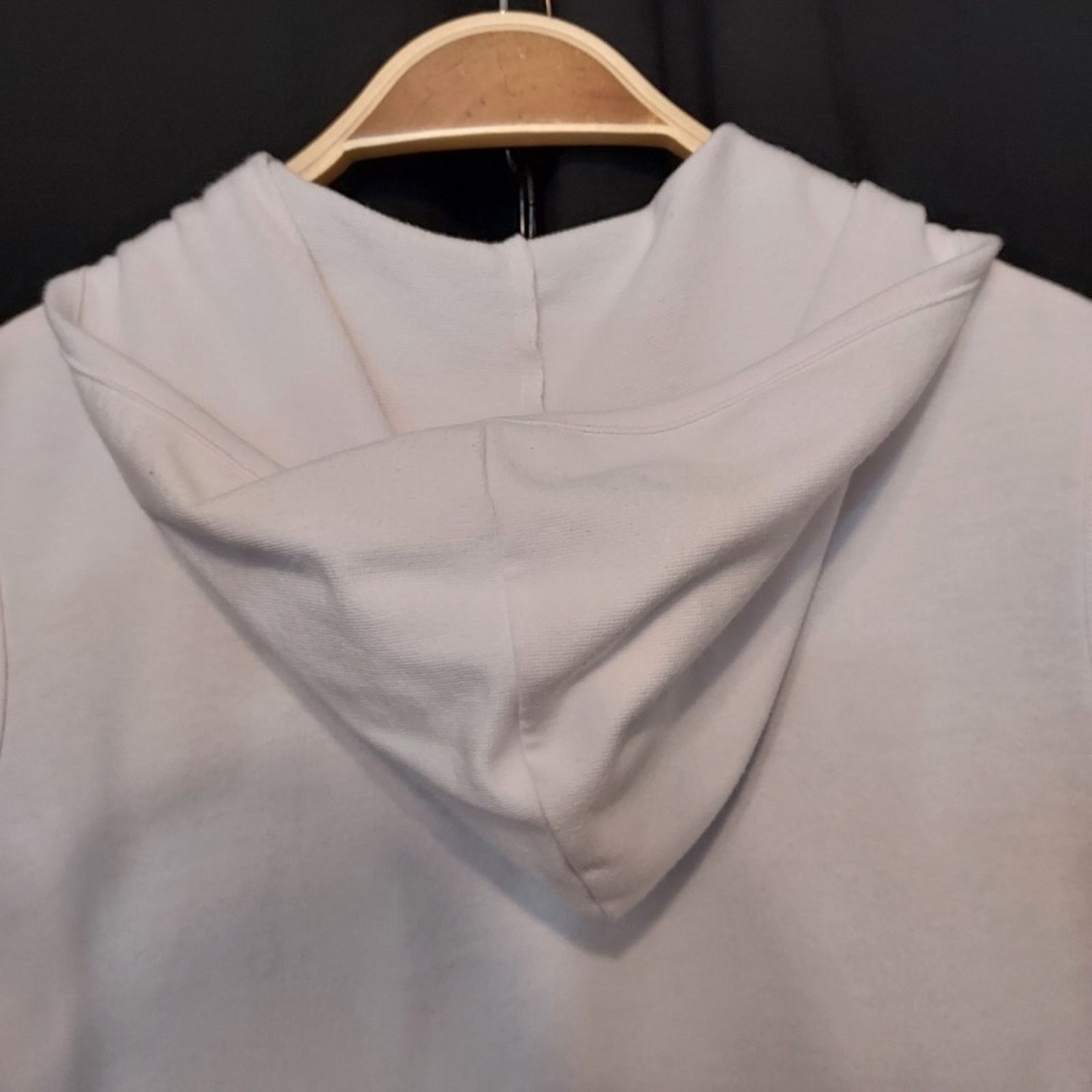 Other Weekend Clothesline White Hooded Sleeveless Vest Sweater Size L / US 10 / IT 46 - 2 Thumbnail