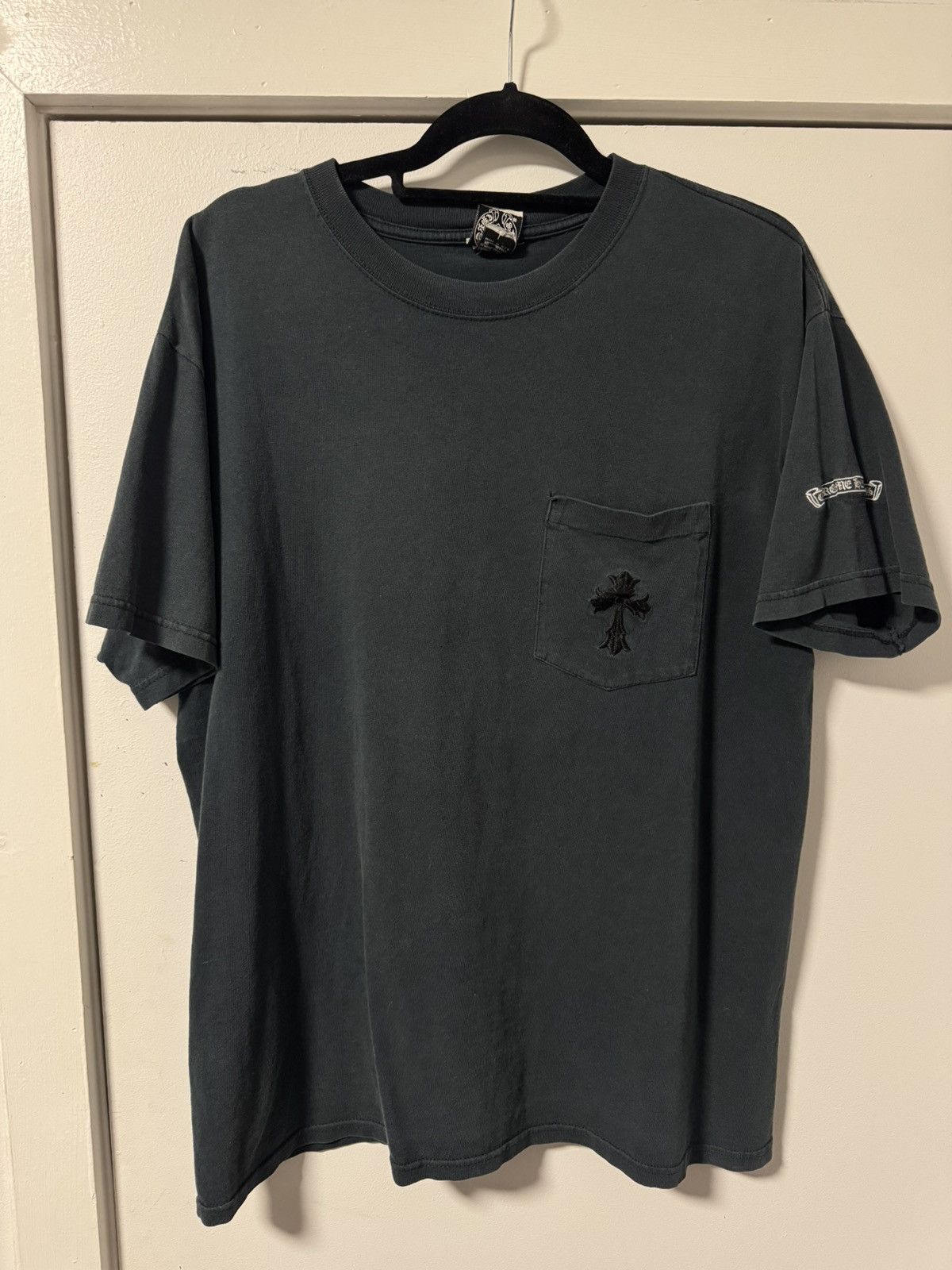 Vintage Chrome Hearts Embroidered Cross Tee