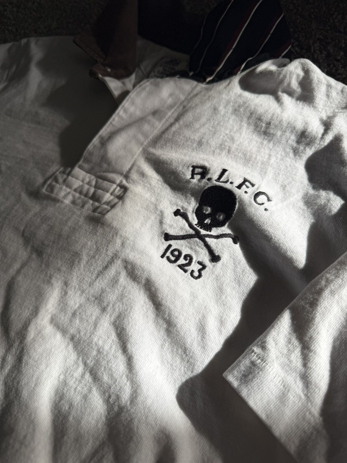 Polo Ralph Lauren Vintage Polo Ralph Lauren Skull Polo Shirt Size US L / EU 52-54 / 3 - 1 Thumbnail