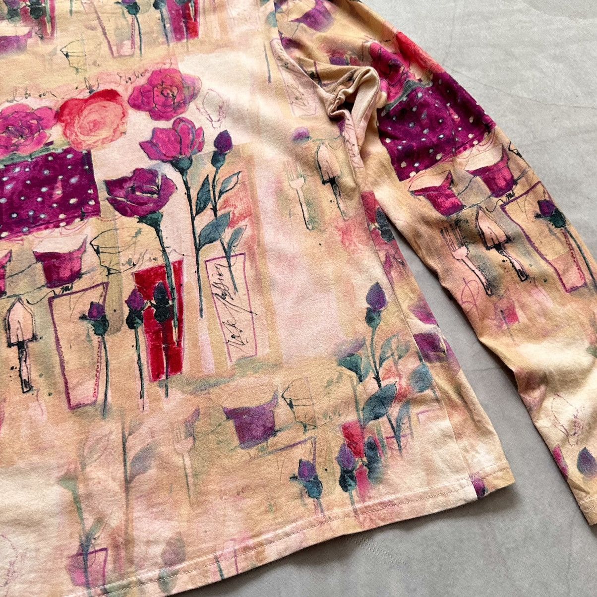 Hysteric Glamour Japan Floral Hysteric Glamour Style Long Sleeve T Shirt Y2K Size M / US 6-8 / IT 42-44 - 18 Thumbnail