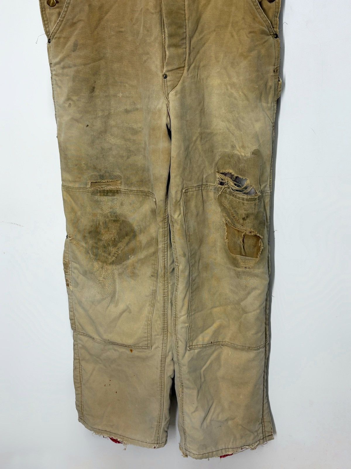 Carhartt Carhartt vintage overall canvas trashed faded mens rare Size US 32 / EU 48 - 4 Thumbnail