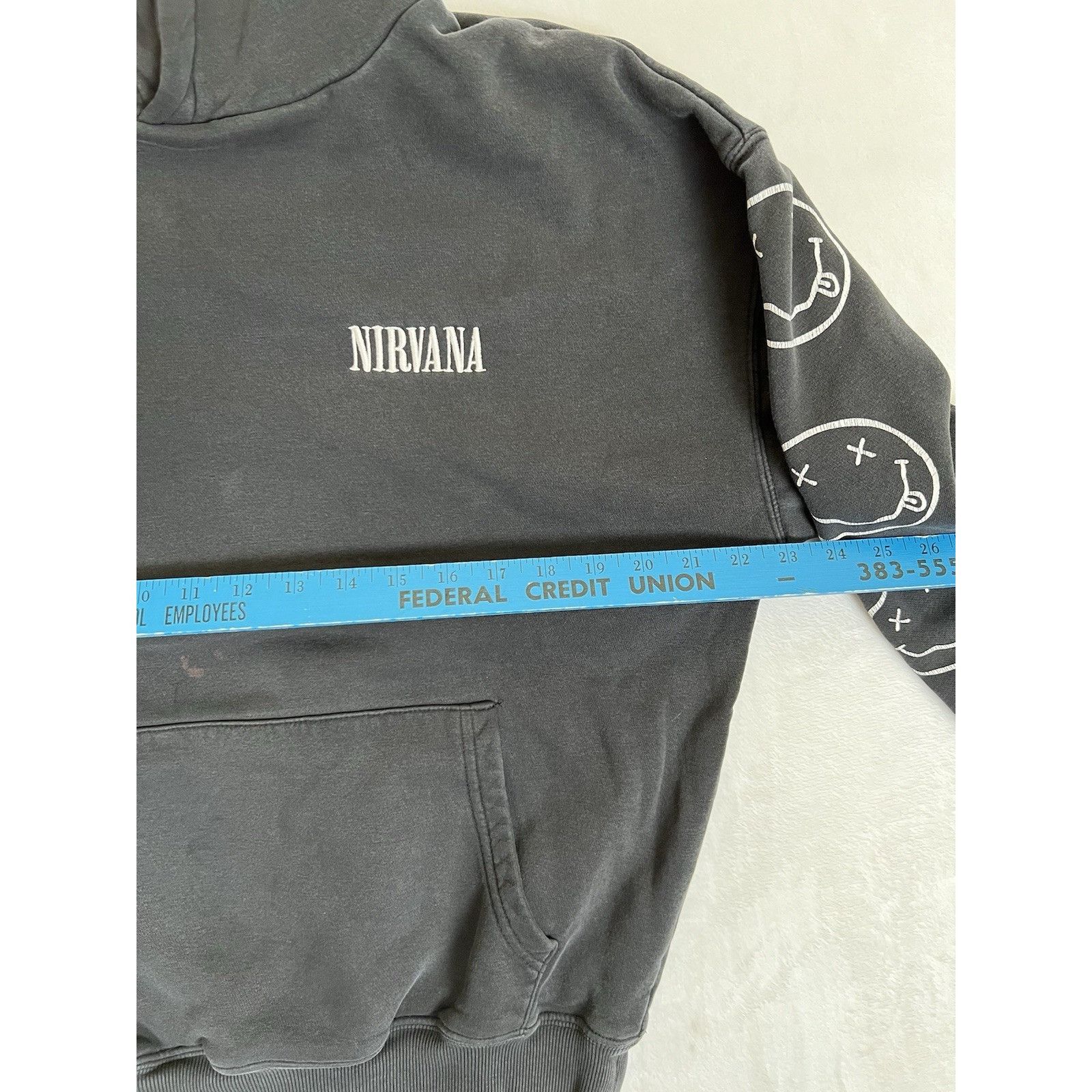 Cotton On Cotton On Nirvana Nevermind Hoodie Size XS Oversized All Ove Size US XS / EU 42 / 0 - 6 Thumbnail