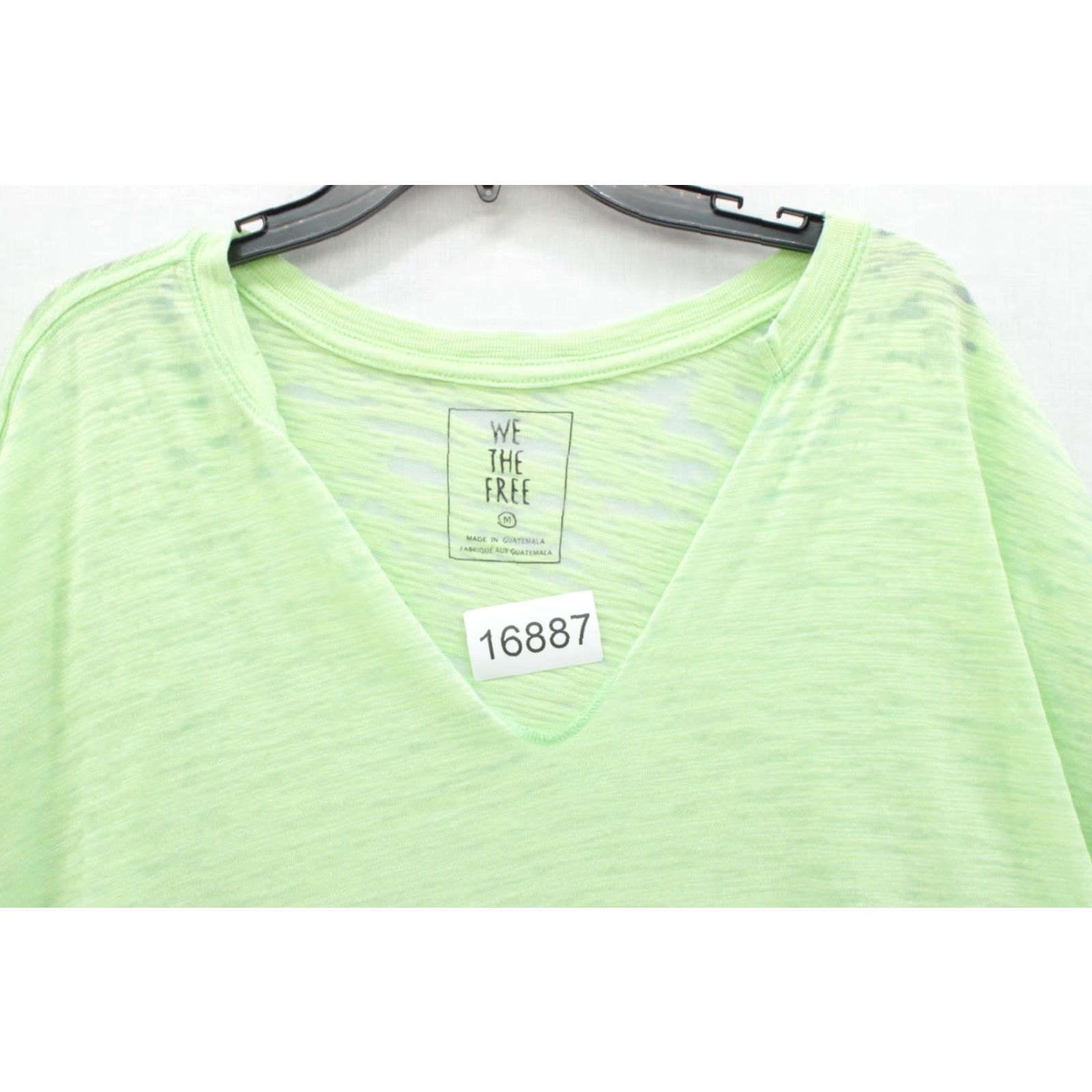Vintage We The Free Lime Green V Neck Short Sleeve Burnout T Shirt Women M Size M / US 6-8 / IT 42-44 - 8 Thumbnail