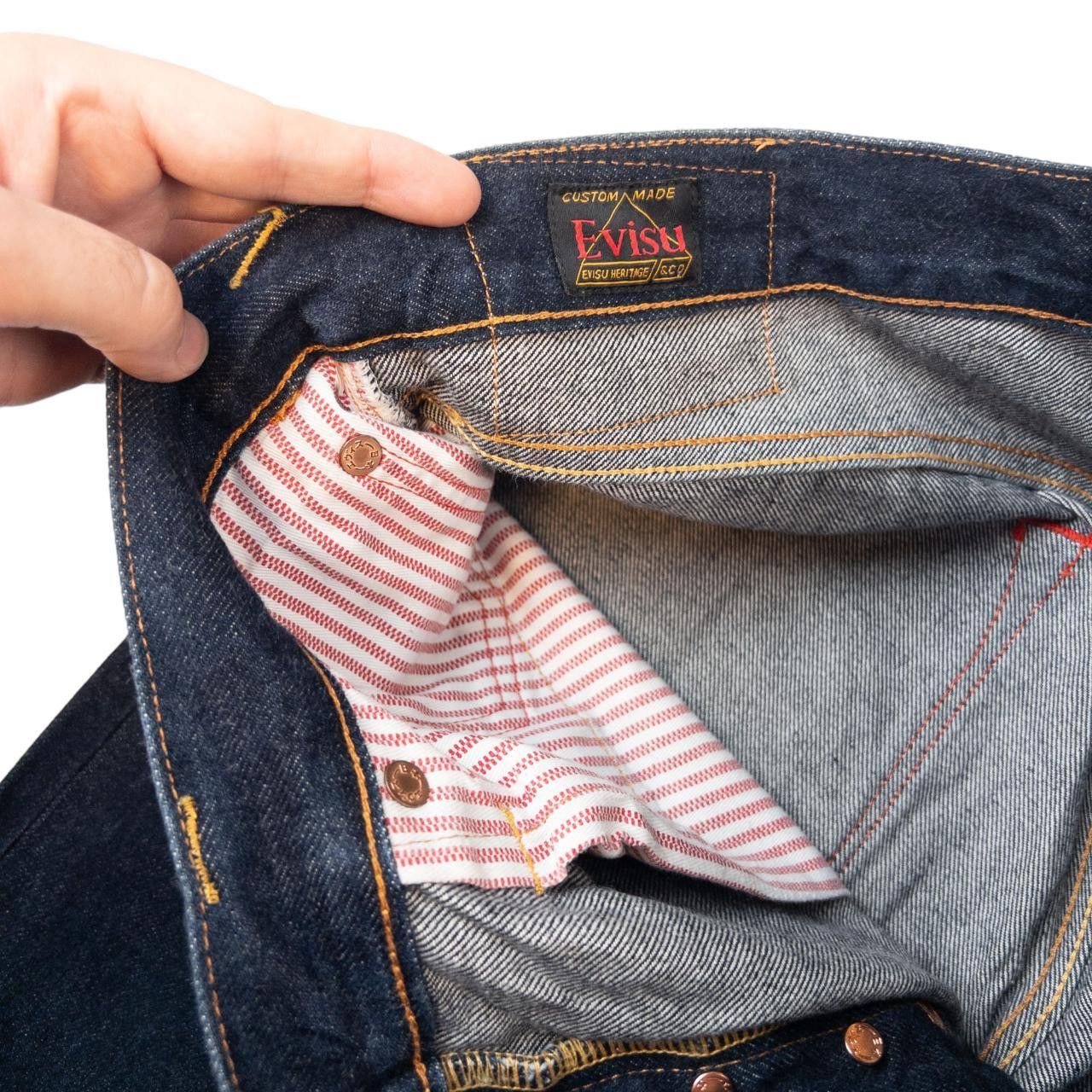 Evisu Vintage Evisu Double Gull Japanese Denim Jeans Size W33 Size US 33 - 6 Thumbnail