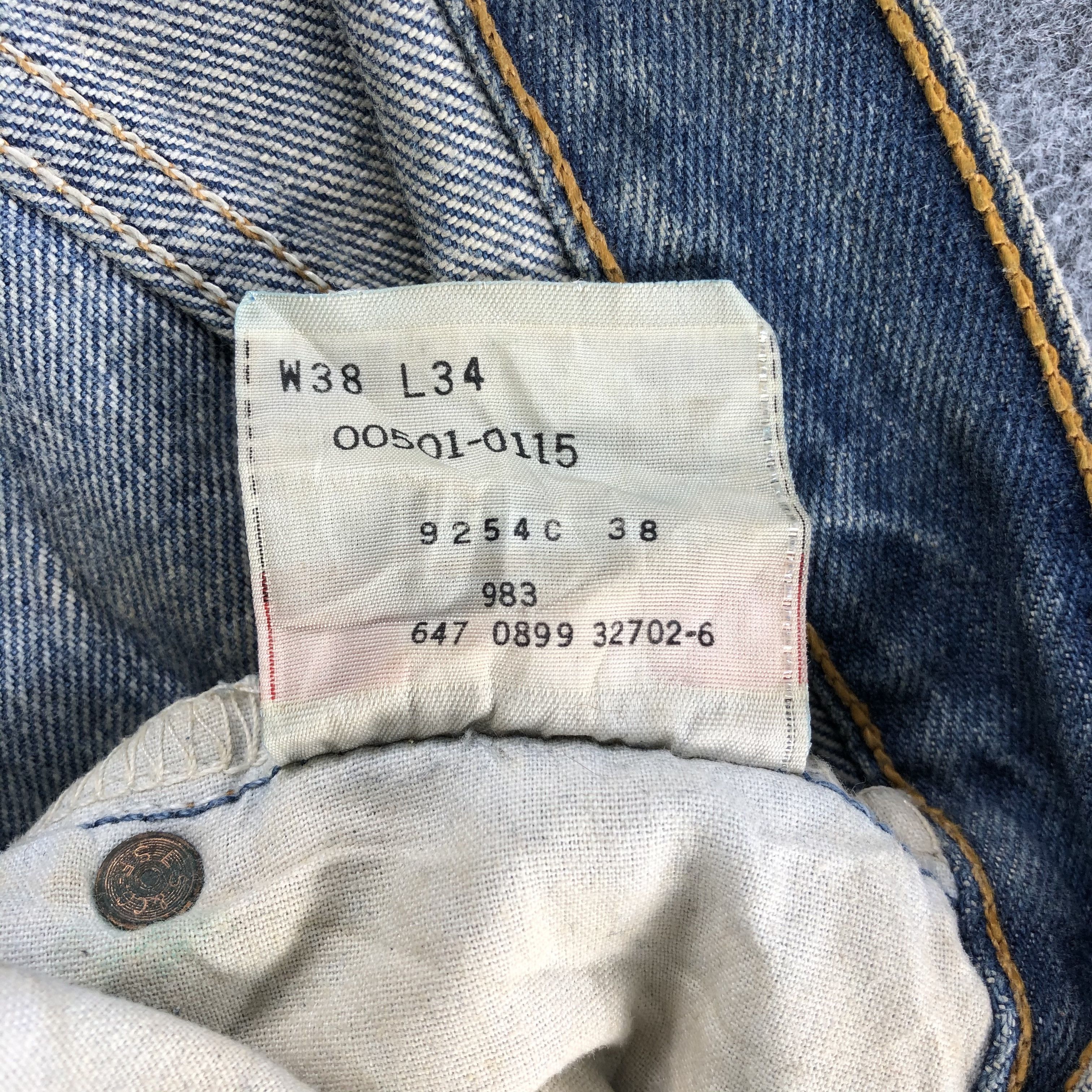 Levi's 90s Vintage Levis 501 Jeans- J1365 Size US 39 - 11 Thumbnail