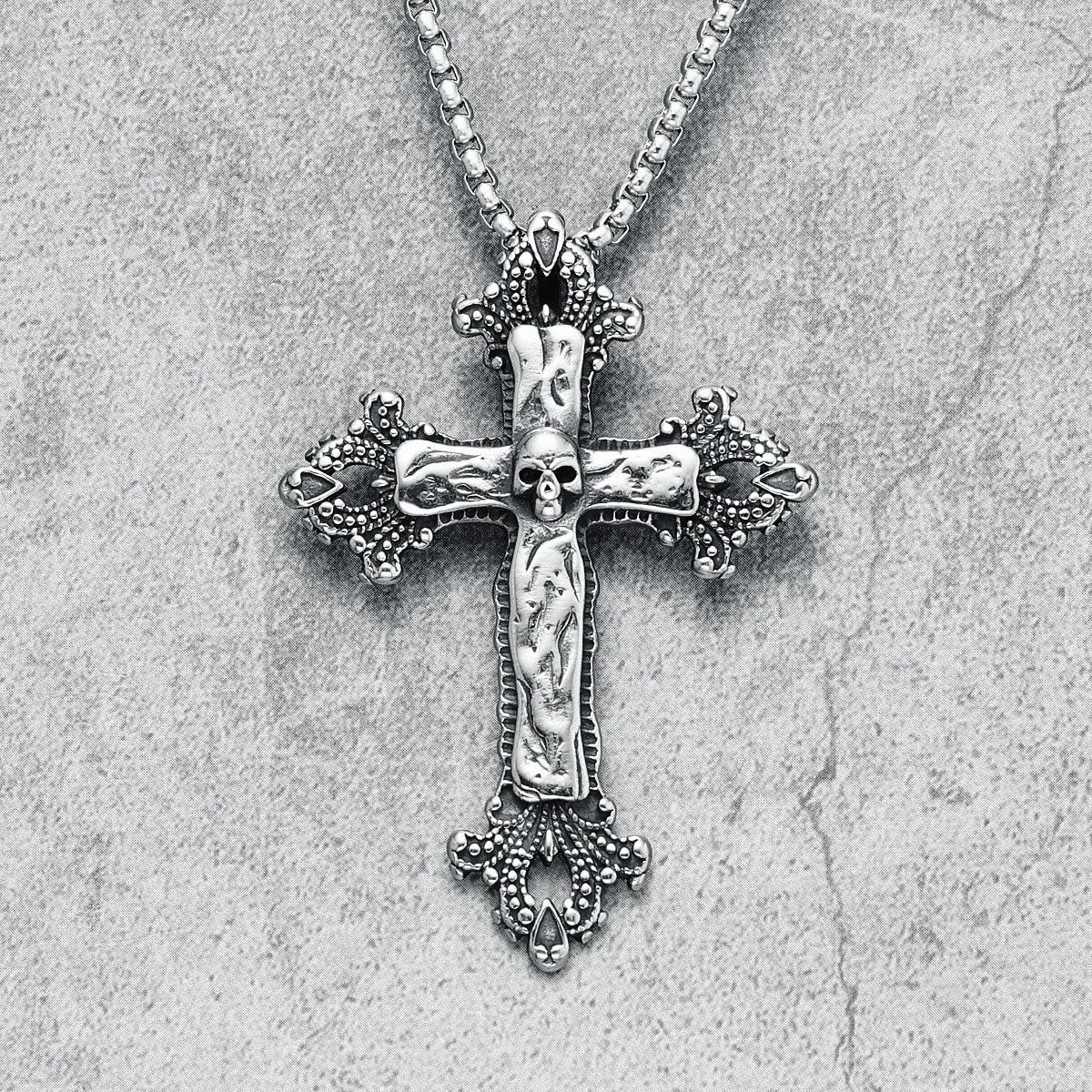 Other Cross Skull Pendant Accessories Necklace Gifts Size ONE SIZE - 4 Thumbnail