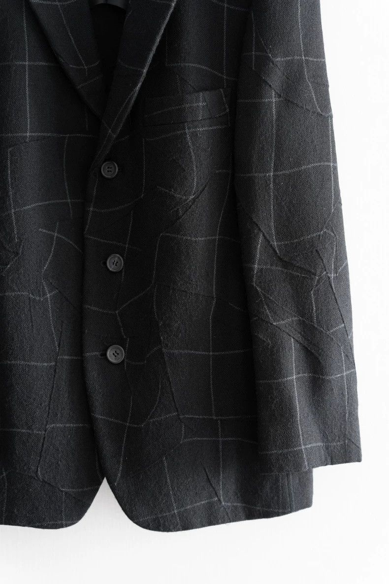 Issey Miyake Issey Miyake size 1 02 aw crack reconstituted blazer 2502-N Size 36S - 4 Thumbnail