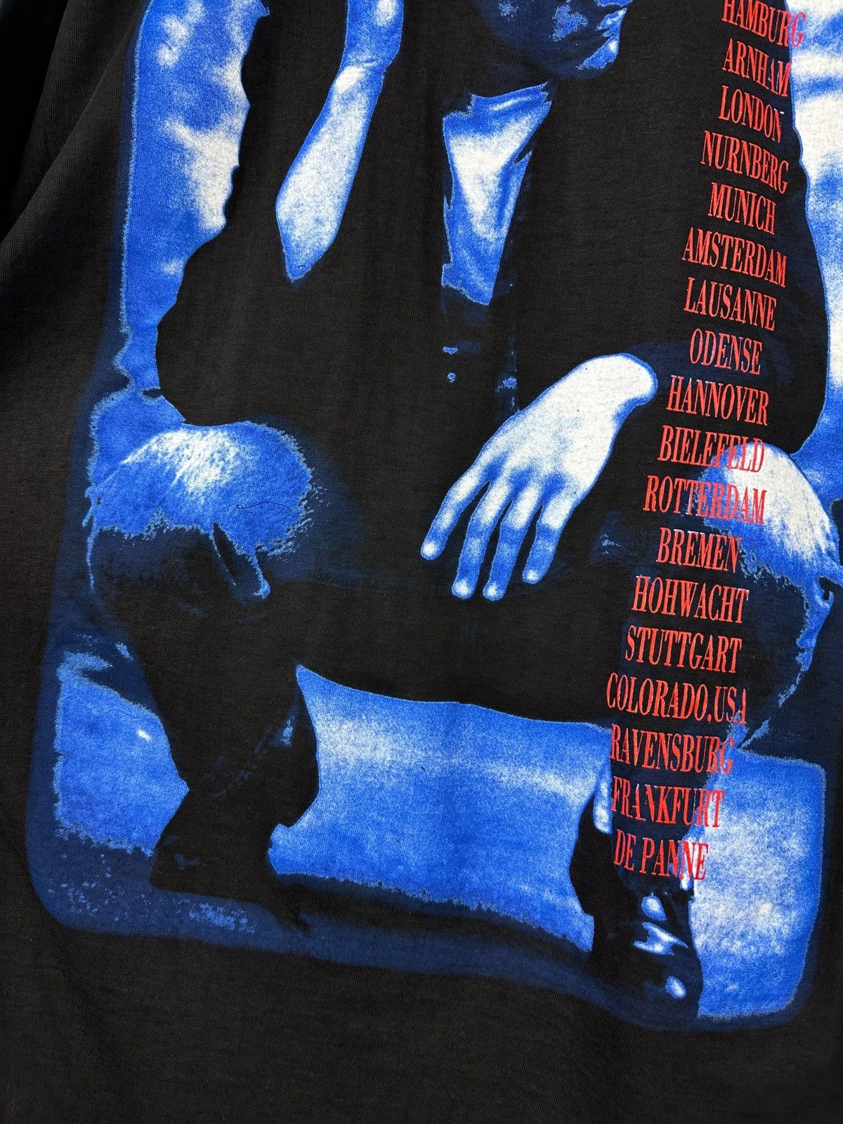 Band Tees Vintage 1992 Curtis Stigers European Tour T-Shirt Size US XL / EU 56 / 4 - 6 Thumbnail