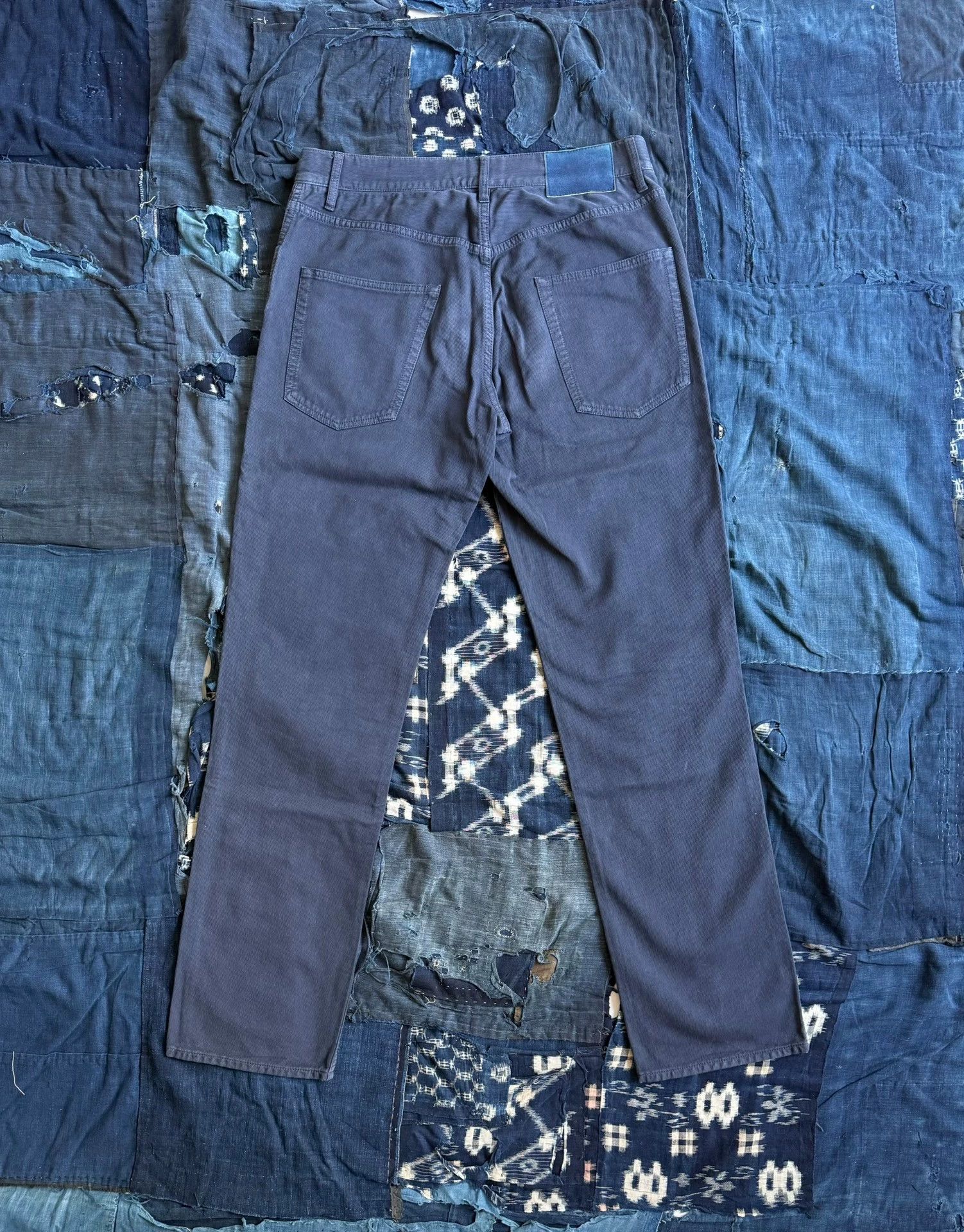 Visvim VISVIM 23SS FLUXUS 03 DMGD DRY PIQUE Pants Blue 3 Size US 35 - 2 Thumbnail