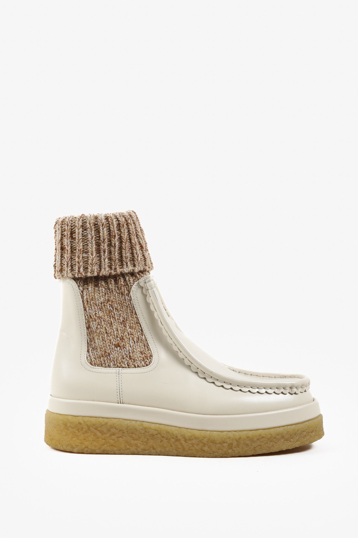 Chloe Chloe Beige Jamie Sock Boots Size US 7.5 / IT 37.5 - 1 Thumbnail