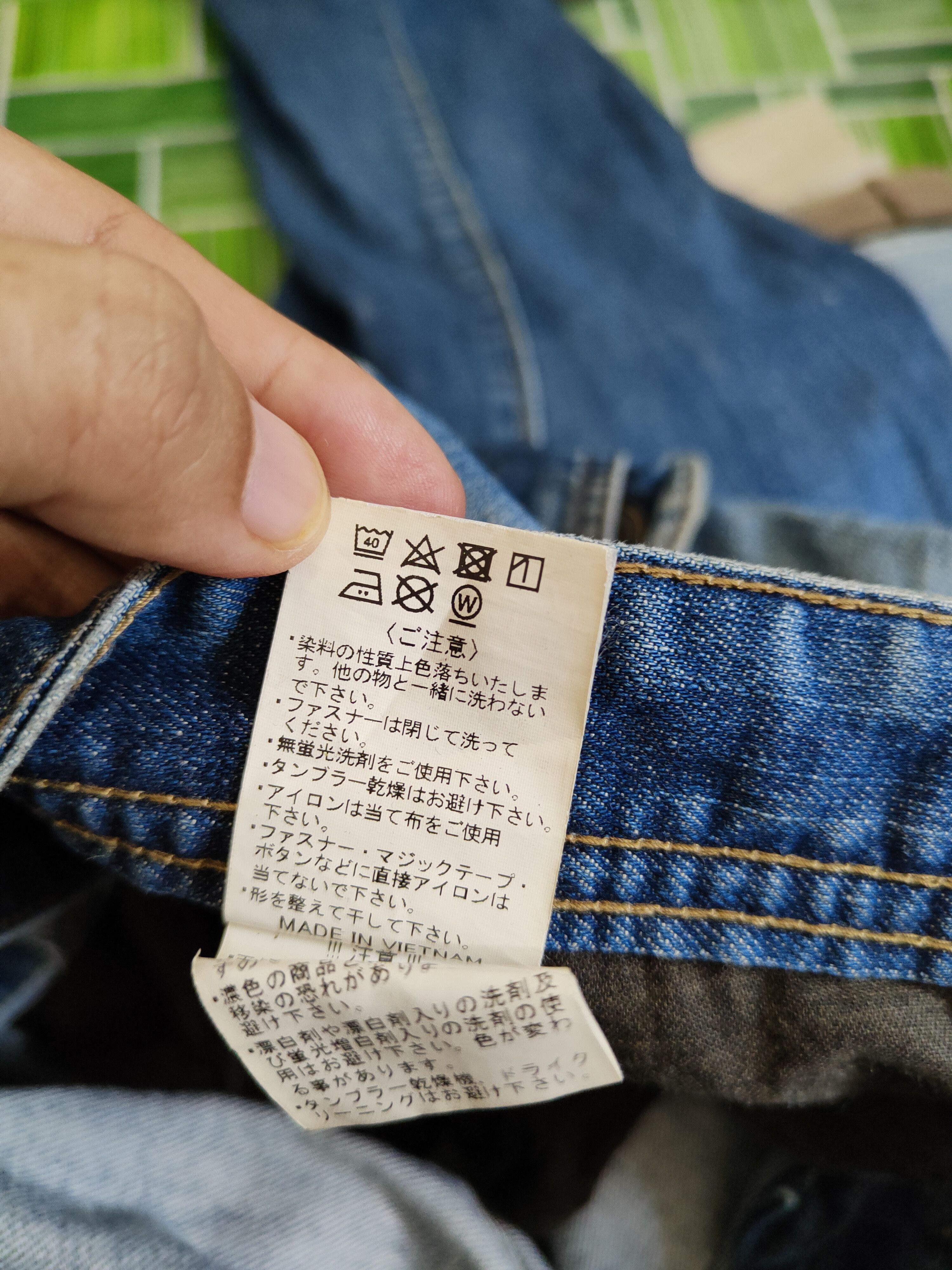 Japanese Brand × Vintage Evenriver Blue Faded Distressed Ripped Jeans #S1856 Size US 31 - 14 Thumbnail