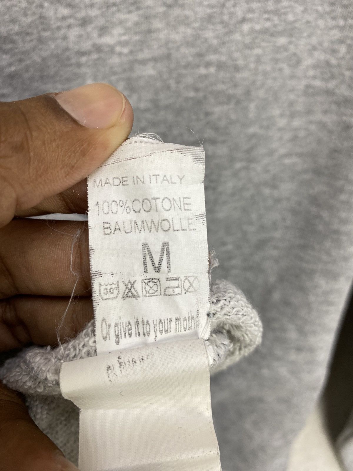 Other SPEND Italy Graphic Sweatshirt Gray Made in Italy Size M Size US M / EU 48-50 / 2 - 9 Thumbnail