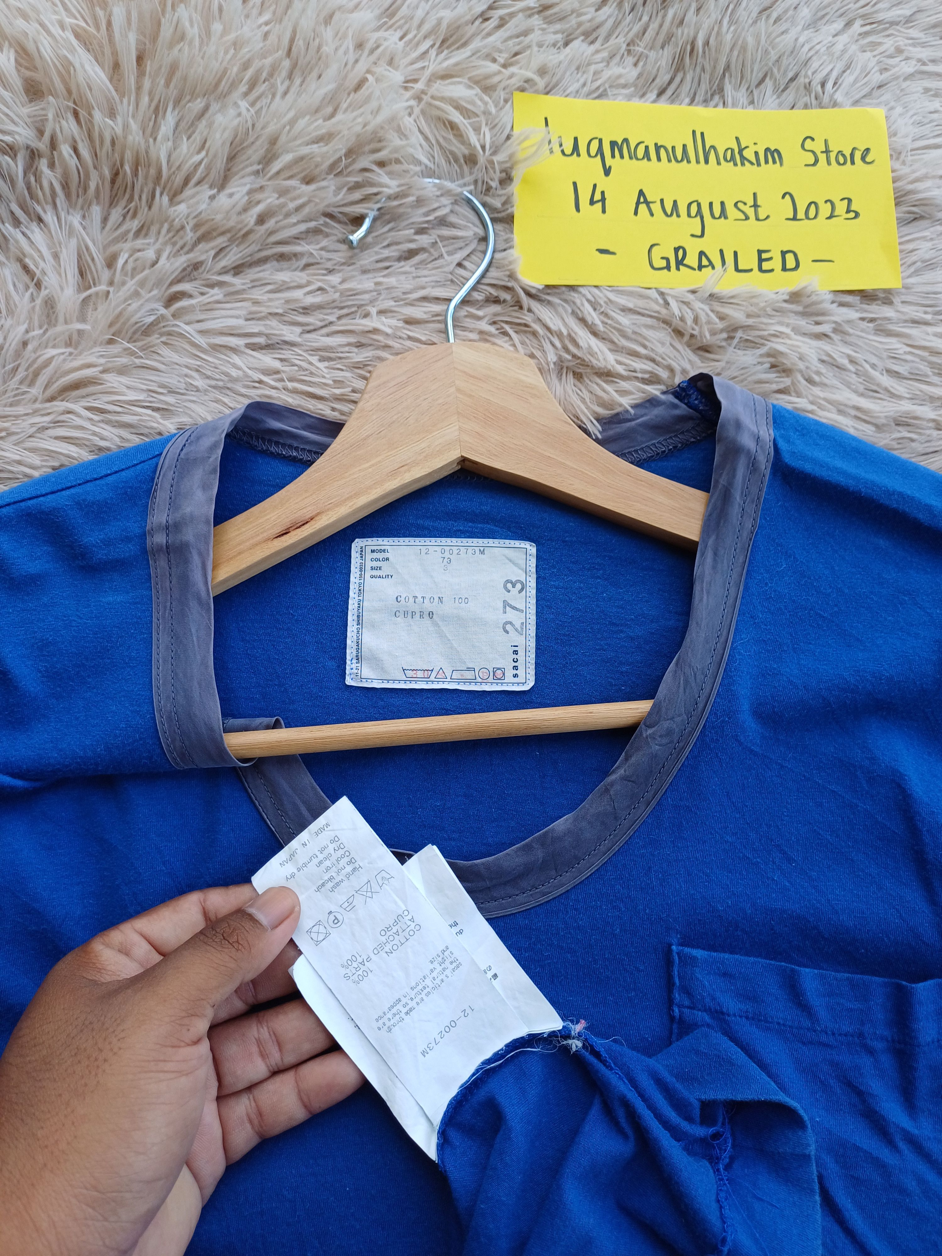 Sacai Vintage Sacai Plain Rare Design Tshirt Size US M / EU 48-50 / 2 - 8 Thumbnail