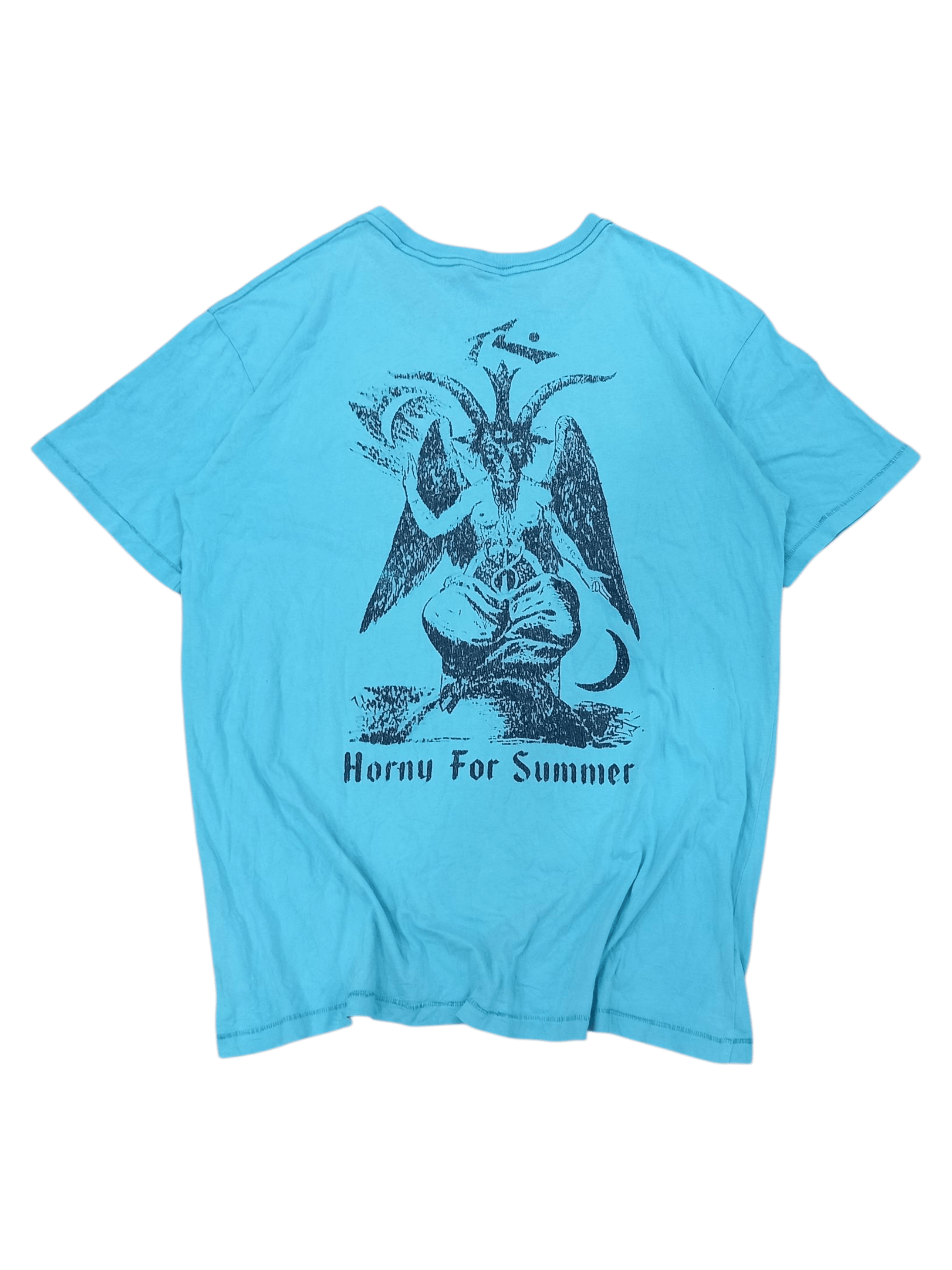 Rusty Vintage Rusty x Six "Horny For Summer" Baphomet Backhit Tee Size US XL / EU 56 / 4 - 1 Thumbnail