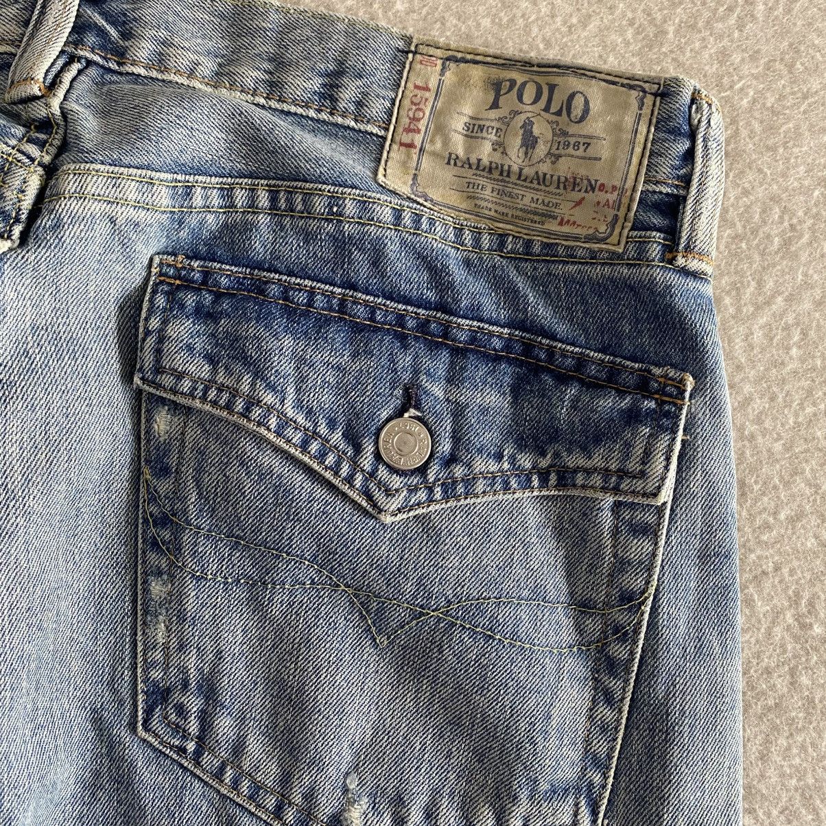 If Six Was Nine × Japanese Brand Polo Ralph Lauren Flared Distressed Denim w34 Size US 34 / EU 50 - 9 Thumbnail