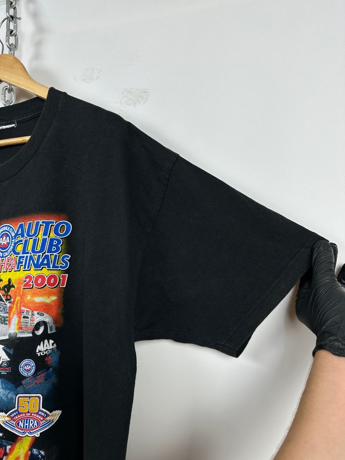 NASCAR 2001 Vintage NHRA Finals 37th Annual Pomona T-Shirt Size US XL / EU 56 / 4 - 14 Thumbnail