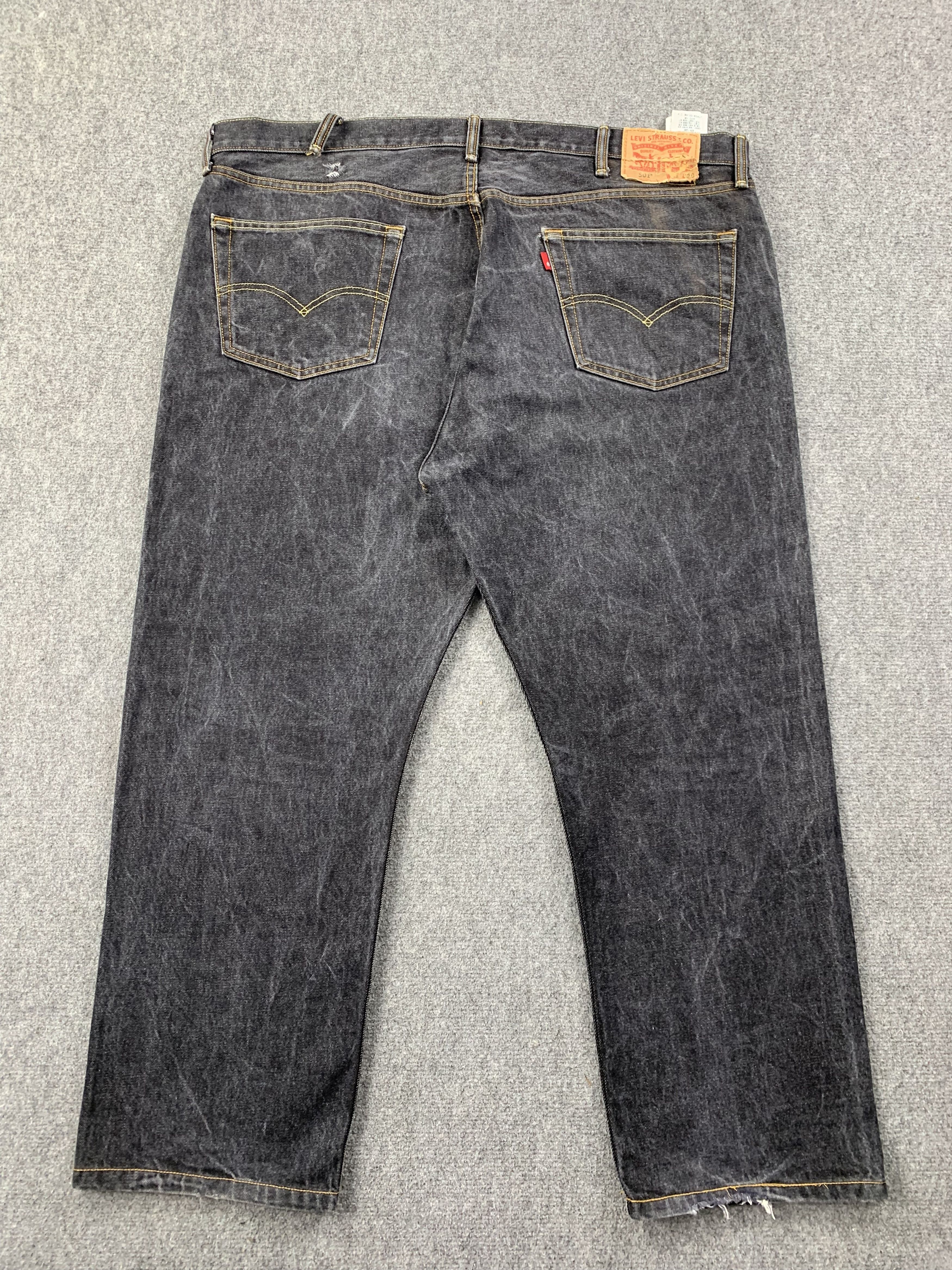 Levi's × Vintage Vintage Levis 501 Faded Black Jeans DP2210 Size US 43 - 3 Thumbnail