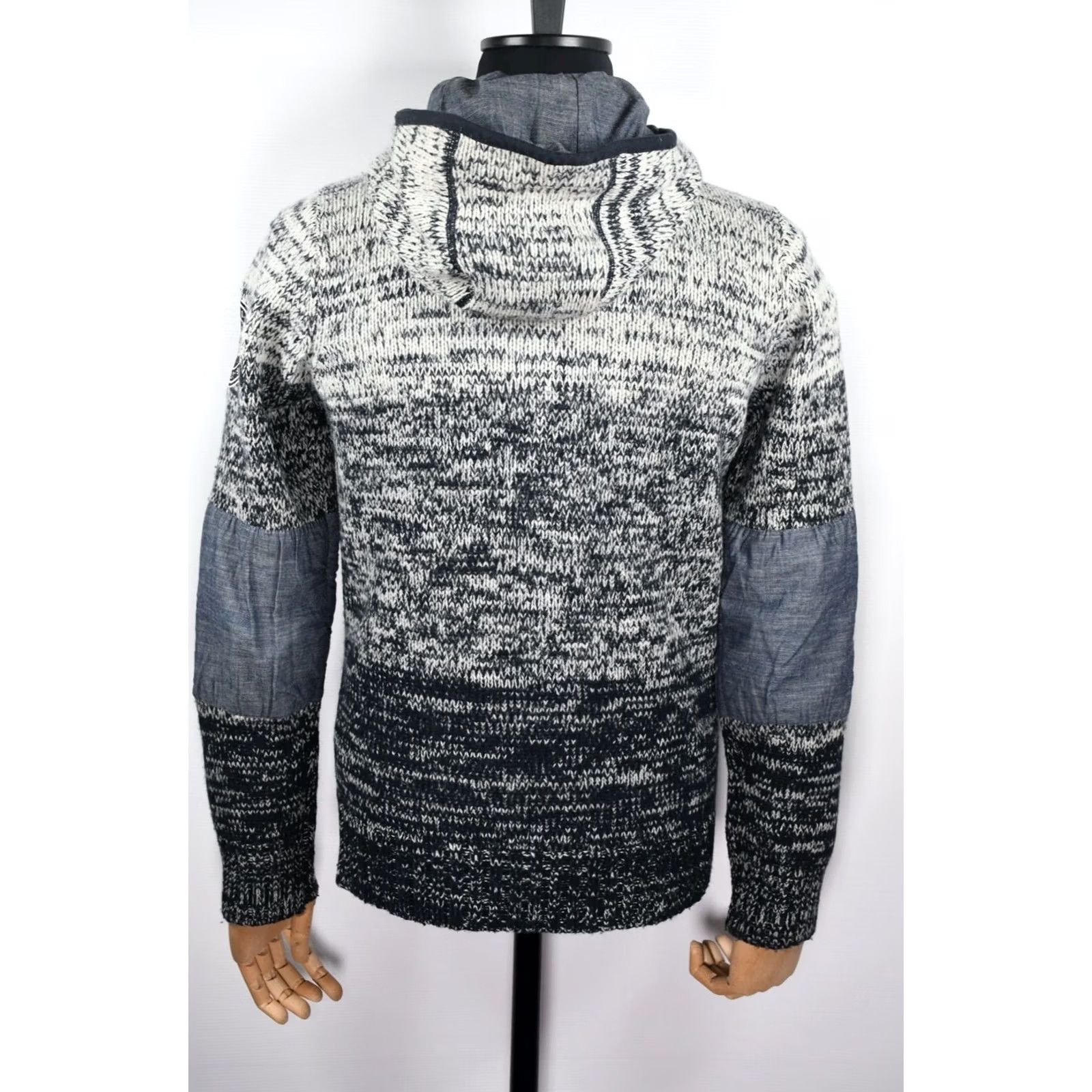 G-Star G-Star ARIZONA HOODED JACKET Sweater L Mens Multicolor Lambwool Knit Geometric Stars Casual Size US L / EU 52-54 / 3 - 7 Thumbnail