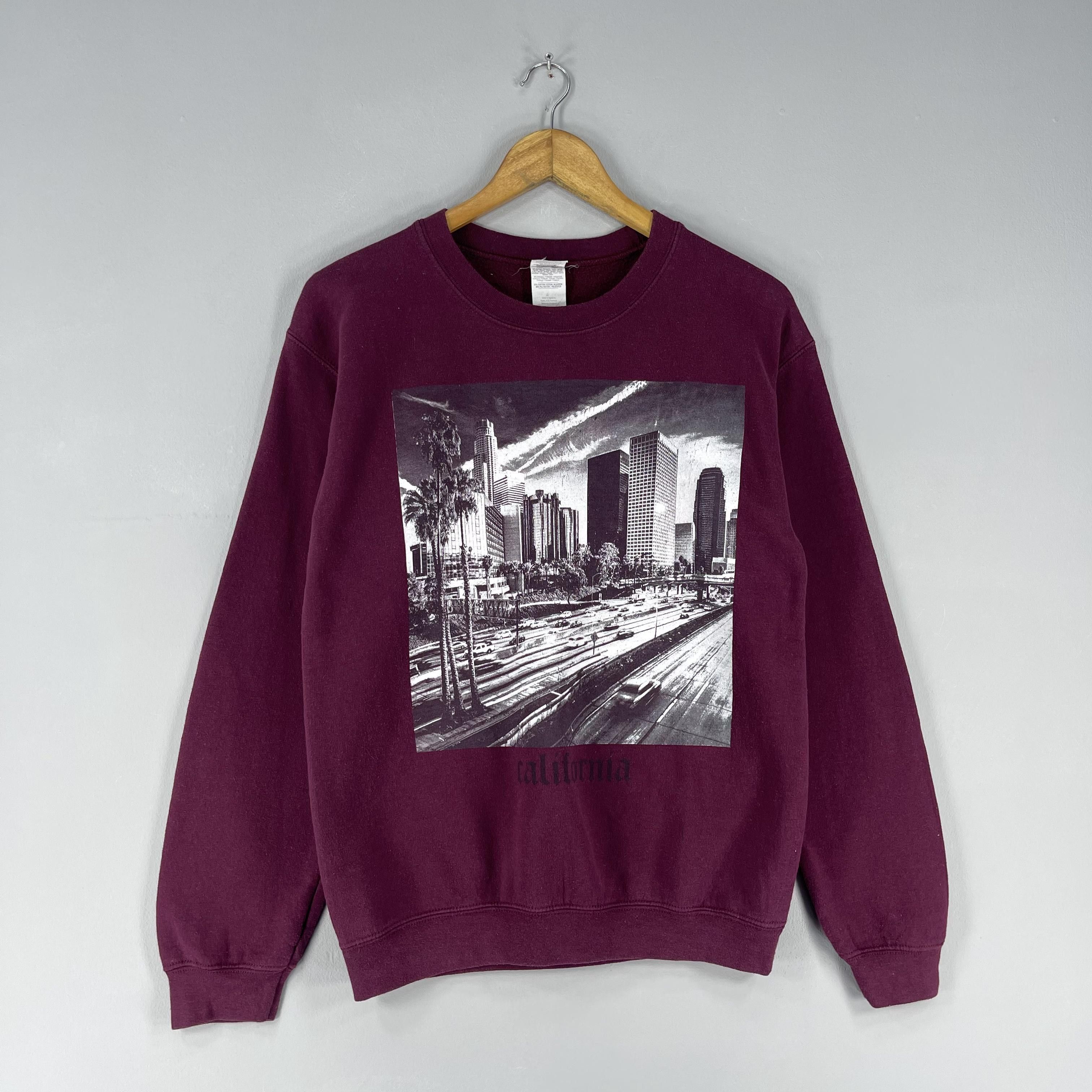 Vintage Vintage Y2K CALIFORNIA City Printed Crewneck Sweatshirt Size US S / EU 44-46 / 1 - 3 Thumbnail