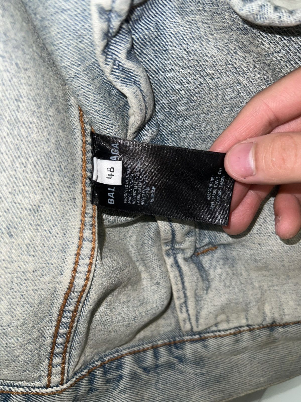 Balenciaga Balenciaga Jean Jacket Size US M / EU 48-50 / 2 - 3 Thumbnail