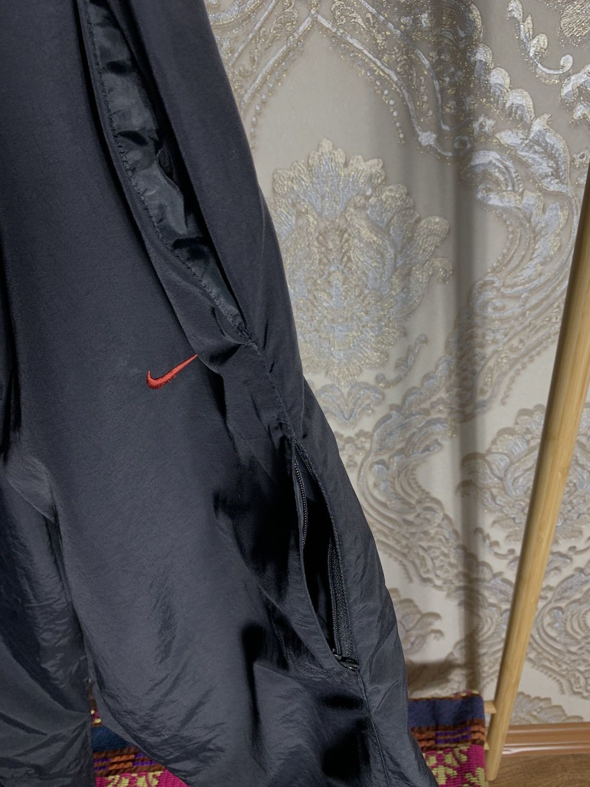 Nike VINTAGE NIKE SWOOSH DRILL PANTS JAPAN STYLE RETRO Y2K 90s Size US 38 / EU 54 - 3 Thumbnail