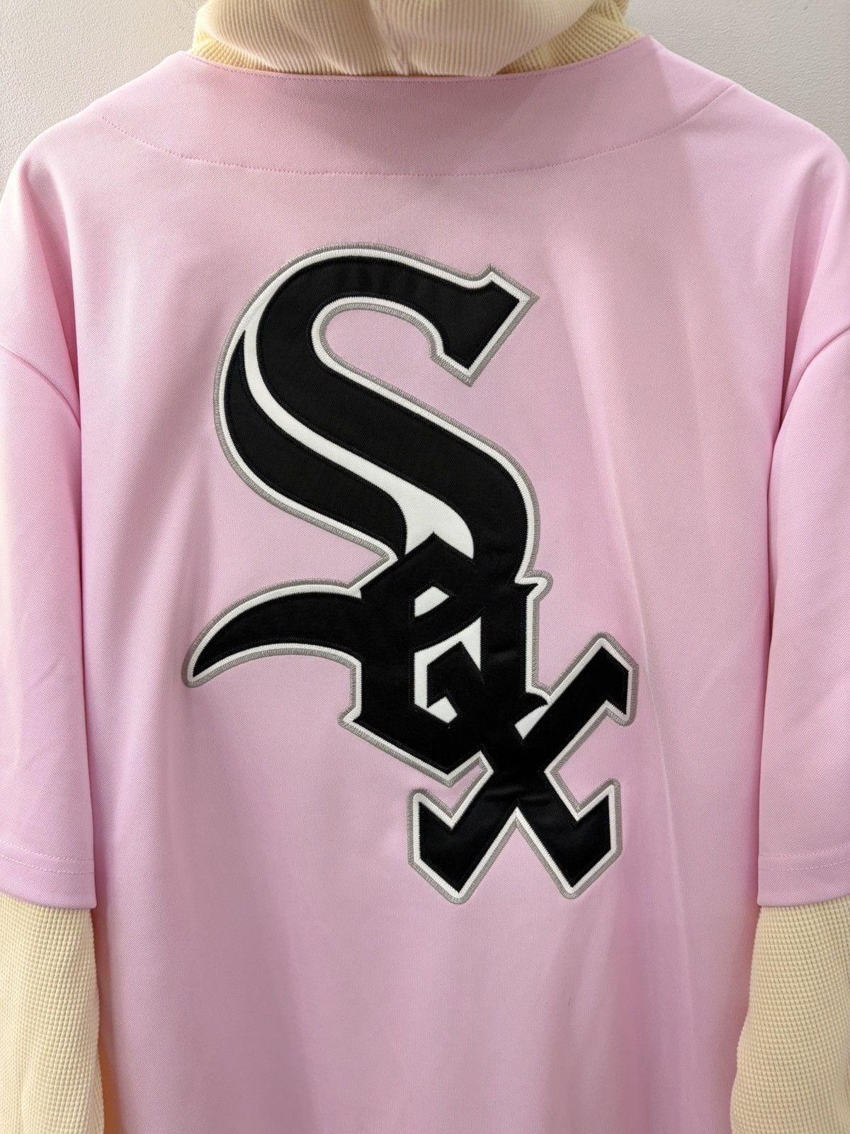 Supreme Supreme SOX Baseball Jersey Hoodie Size US L / EU 52-54 / 3 - 5 Thumbnail