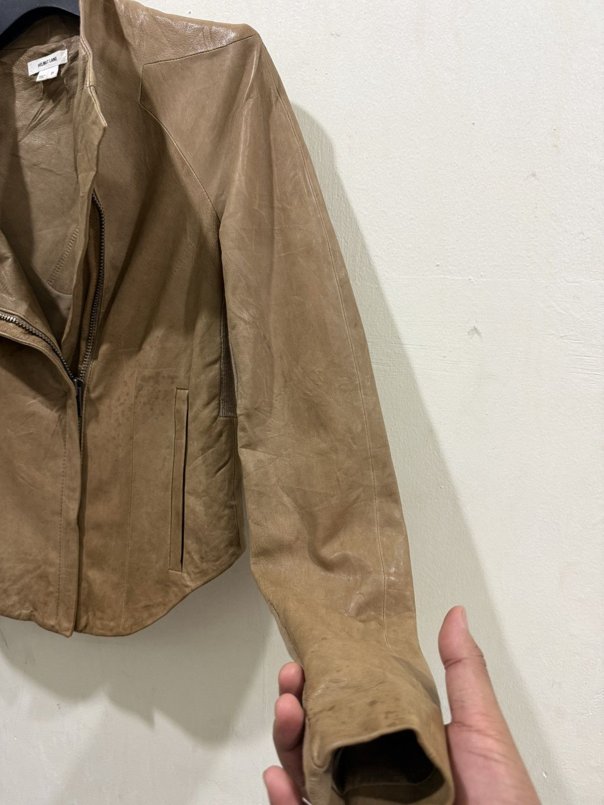 Helmut Lang Helmut Lang Leather Jacket Size XS / US 0-2 / IT 36-38 - 9 Thumbnail