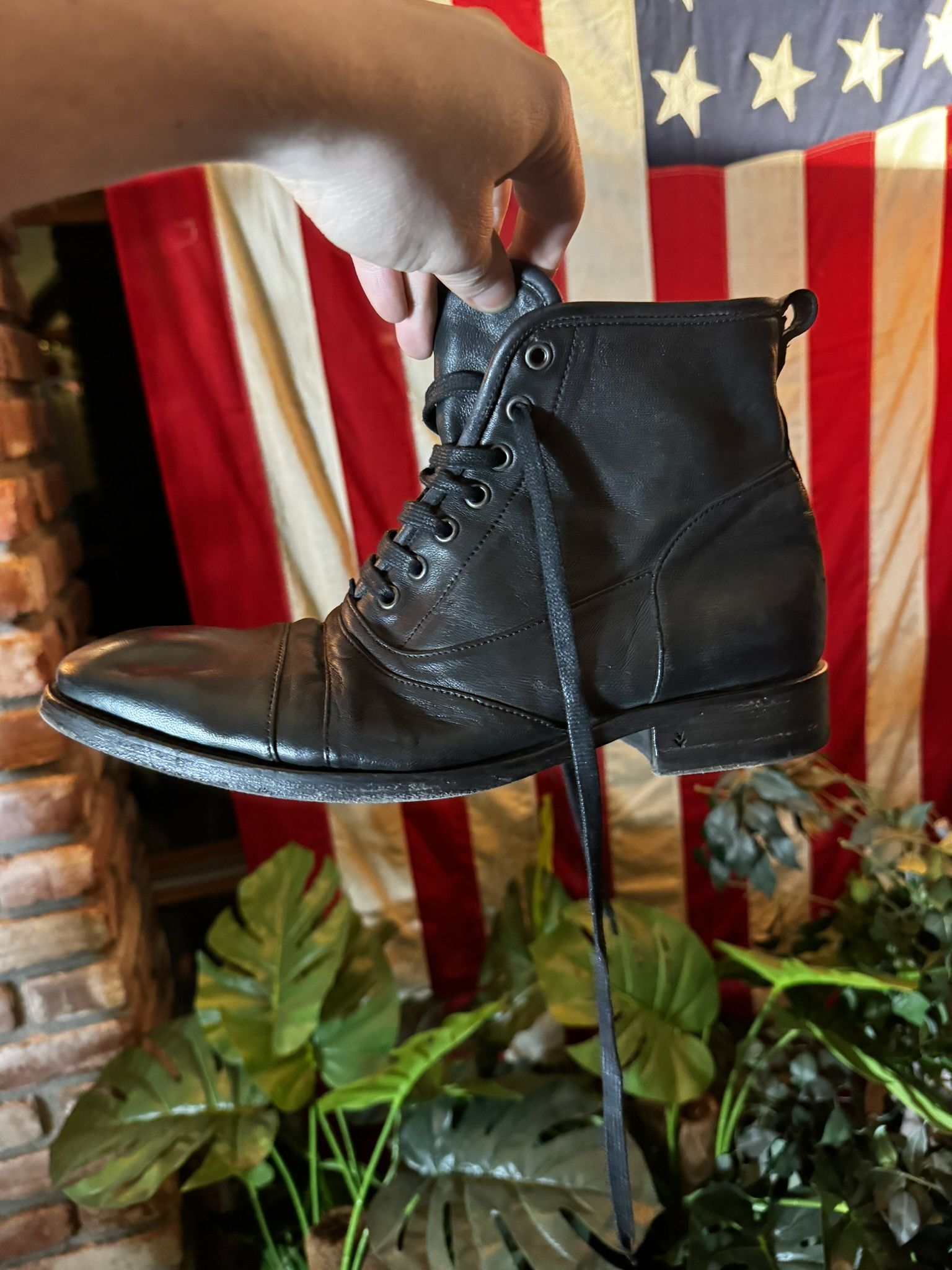 John Varvatos $698 JOHN VARVATOS Fleetwood Black BOOTS (sz 8.5) Size US 8.5 / EU 41-42 - 7 Thumbnail